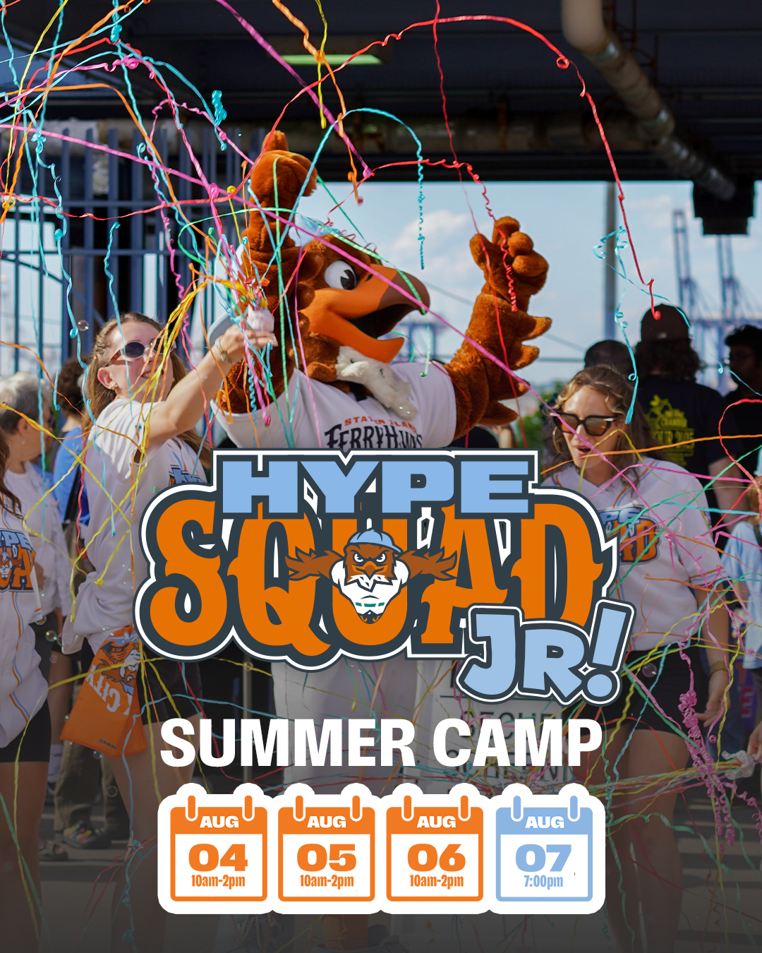 Jr. Hype Squad Summer Camp with the Hawks!