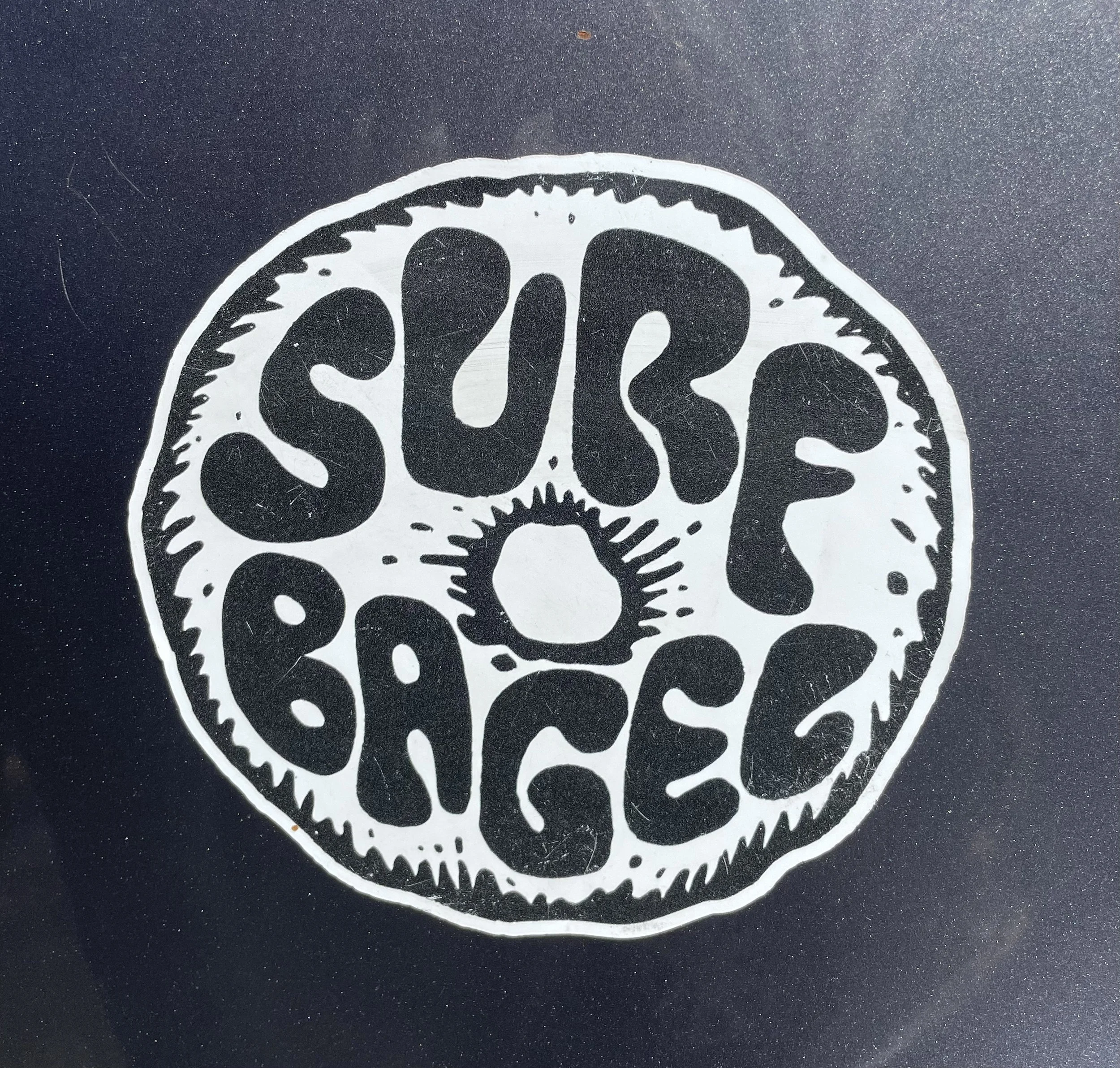Surf Bagel logo magnet