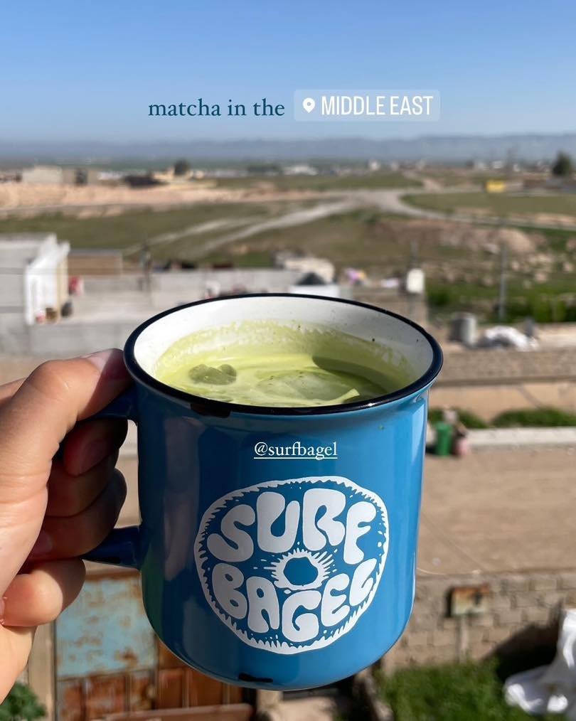 &ldquo; I am a big fan of surf bagel and am really missing it while I&rsquo;m overseas right now. I use my surf bagel mug every morning and am looking forward to eating many breakfast sandwiches this summer when I&rsquo;m back in DE. Sending all the 