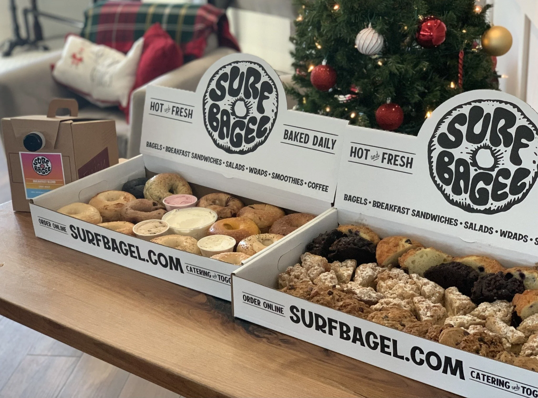 SURF BAGEL HOLIDAY CATERING