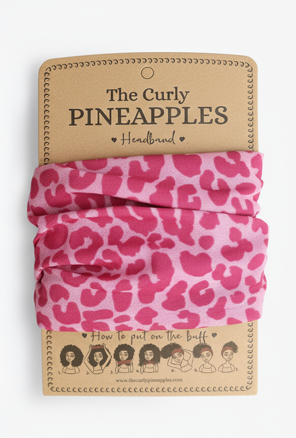Pink Magenta Cheetah Headband
