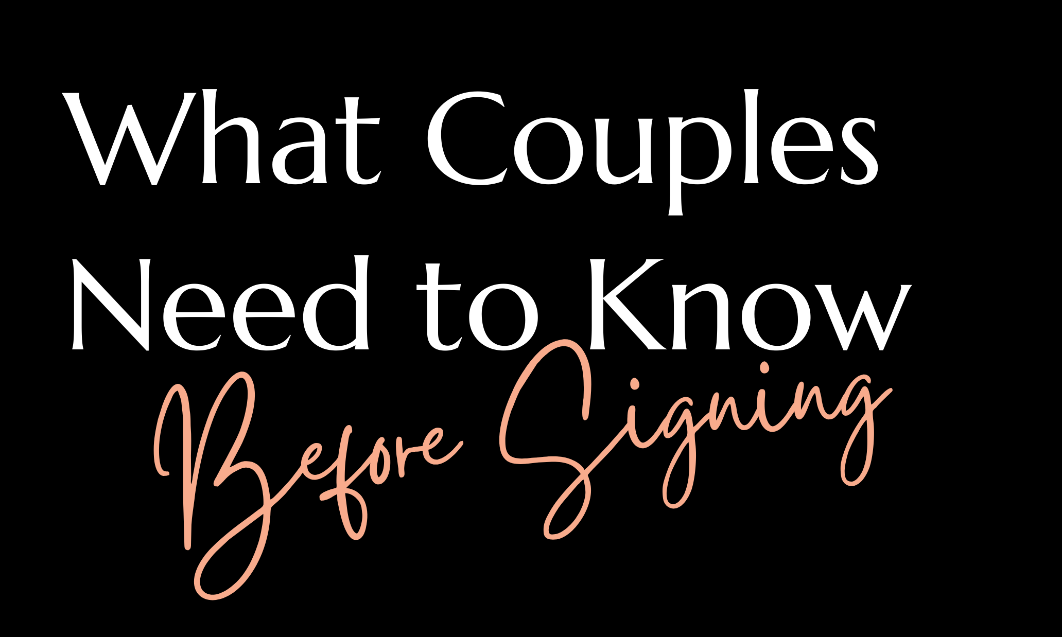 What Couples Should Know Before Signing Wedding Vendor Contracts