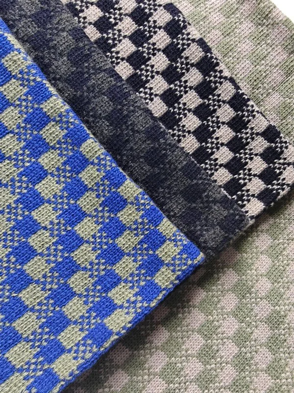 Eildon Neck Warmer- Sage & Cobalt