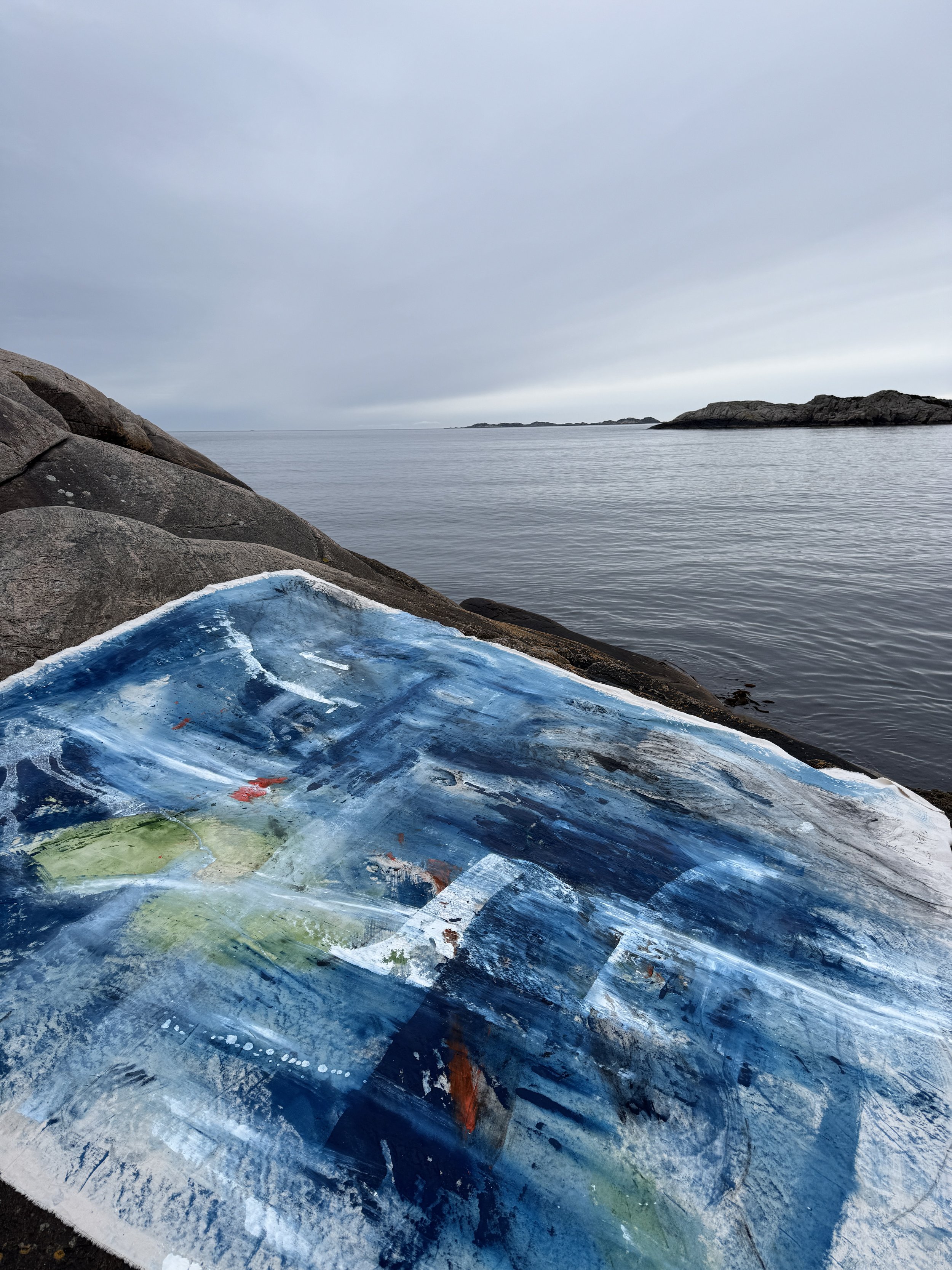 Å male på svaberget- i en digital verden