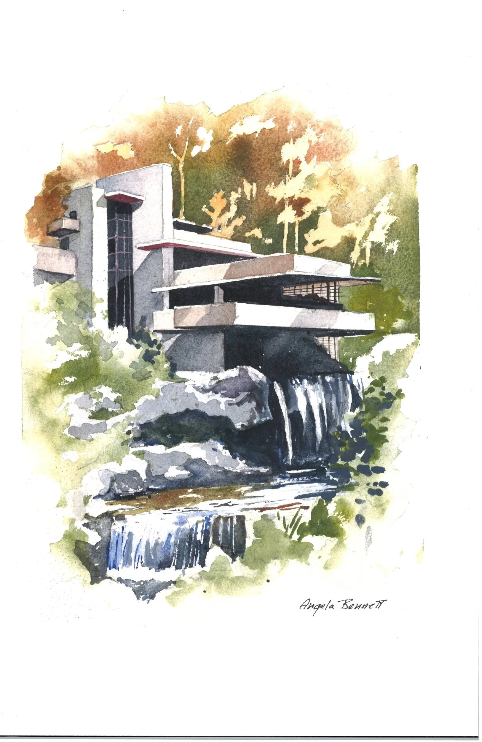 Frank Lloyd Wright's "Falling Water"