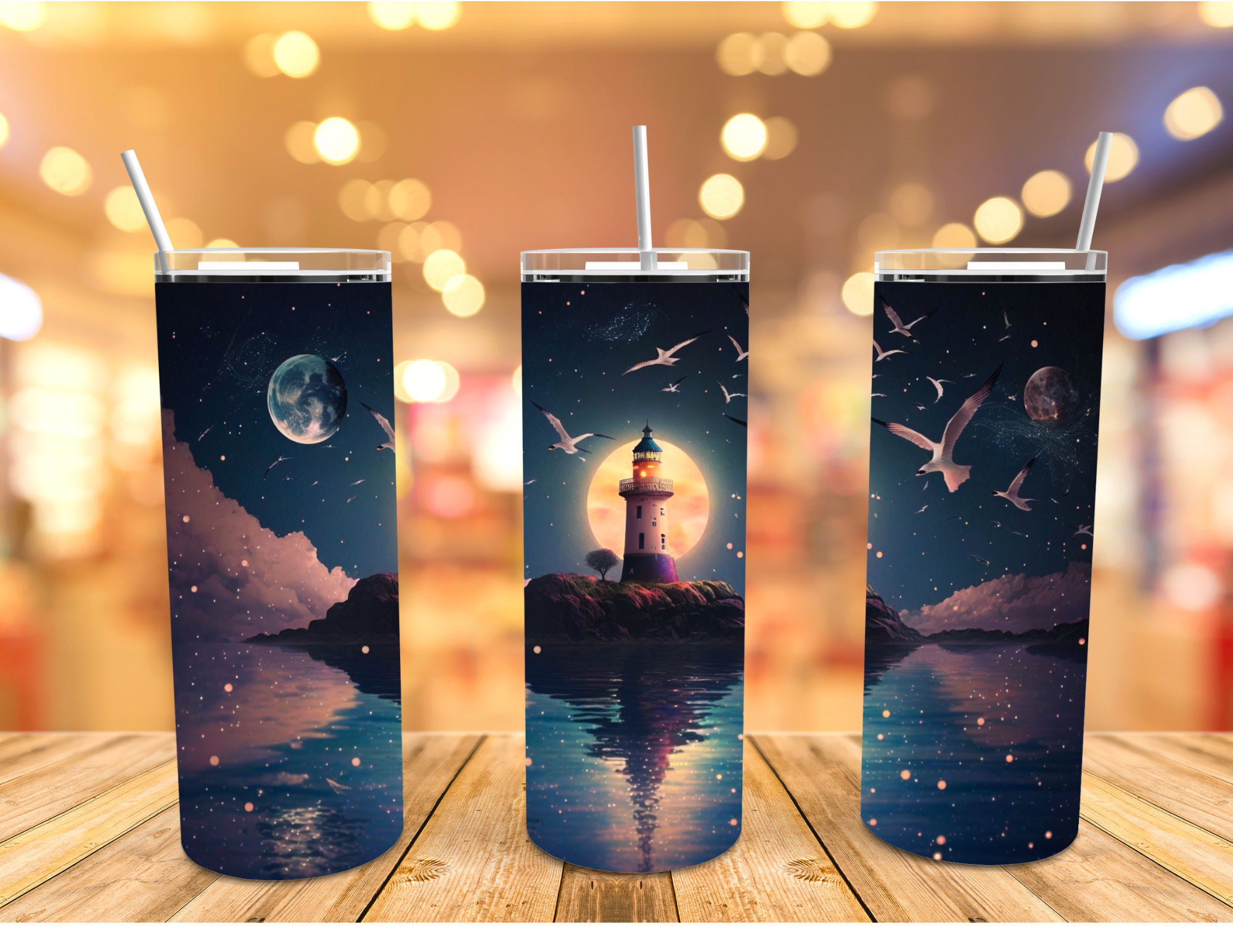 Lighthouse at night Cup