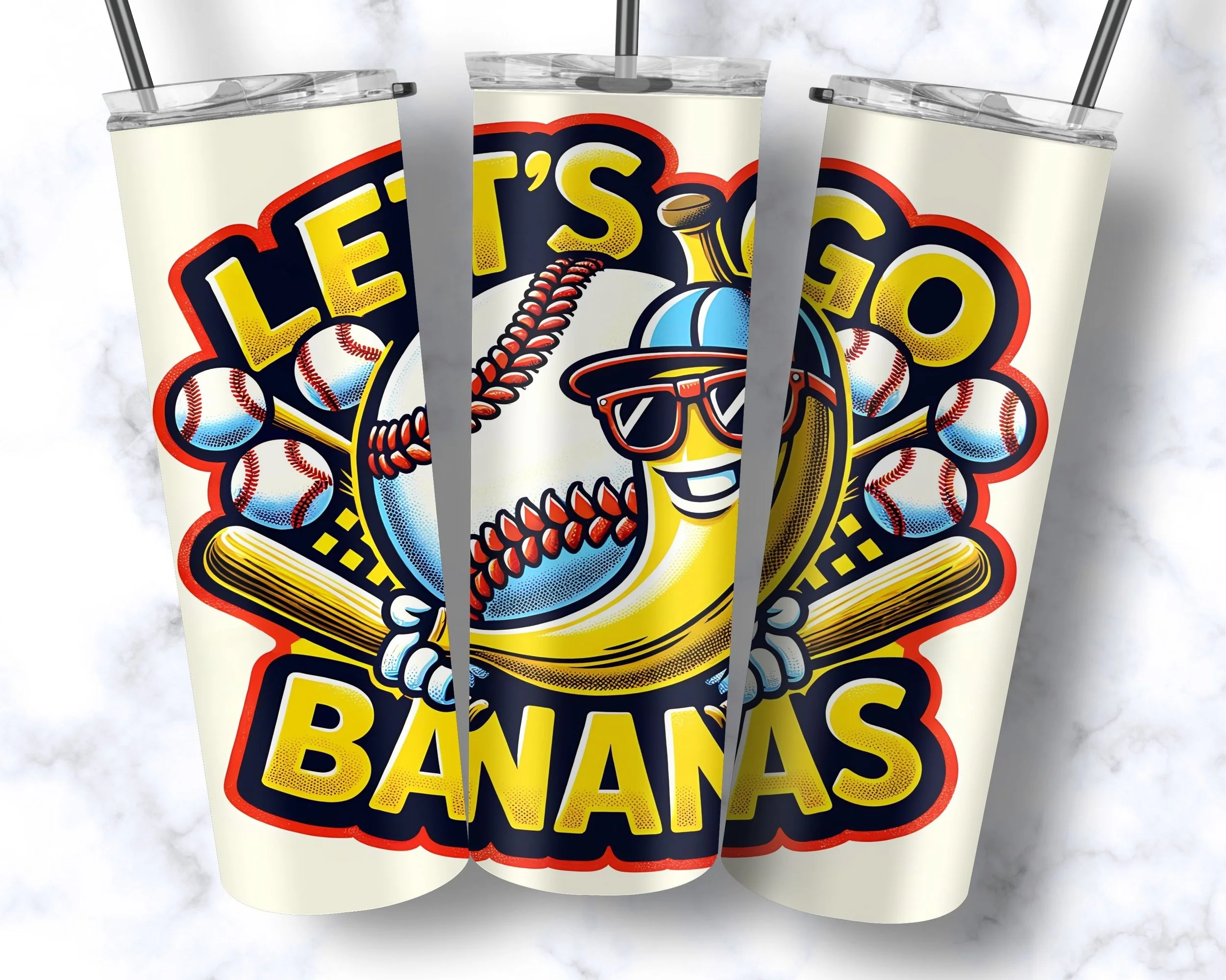 Let's Go Bananas Baseball Cup