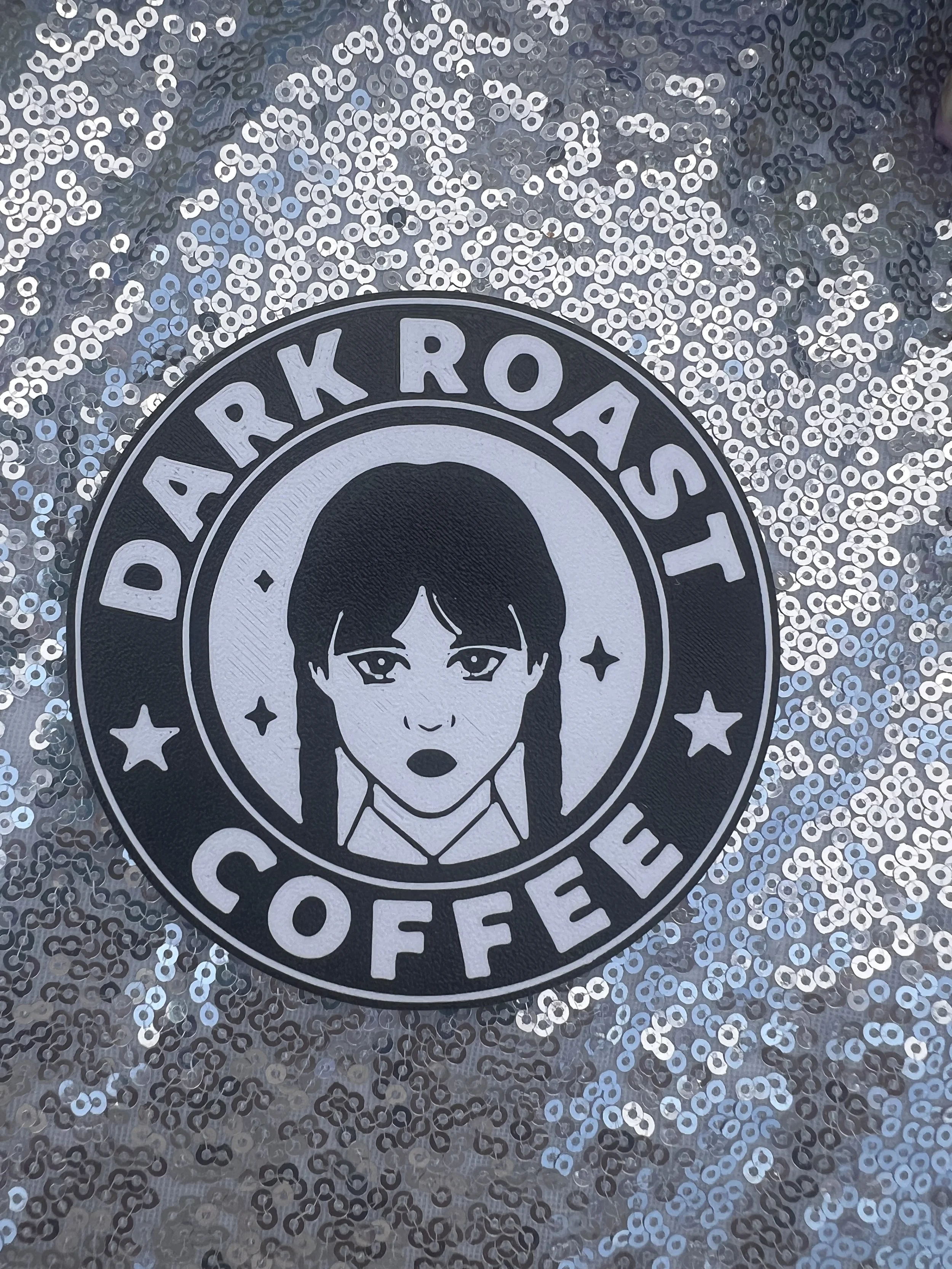 Gothic coffee coaster