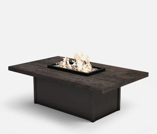Timber Fire Tables (Natural Series) 36" x 60" Lounge Firepit