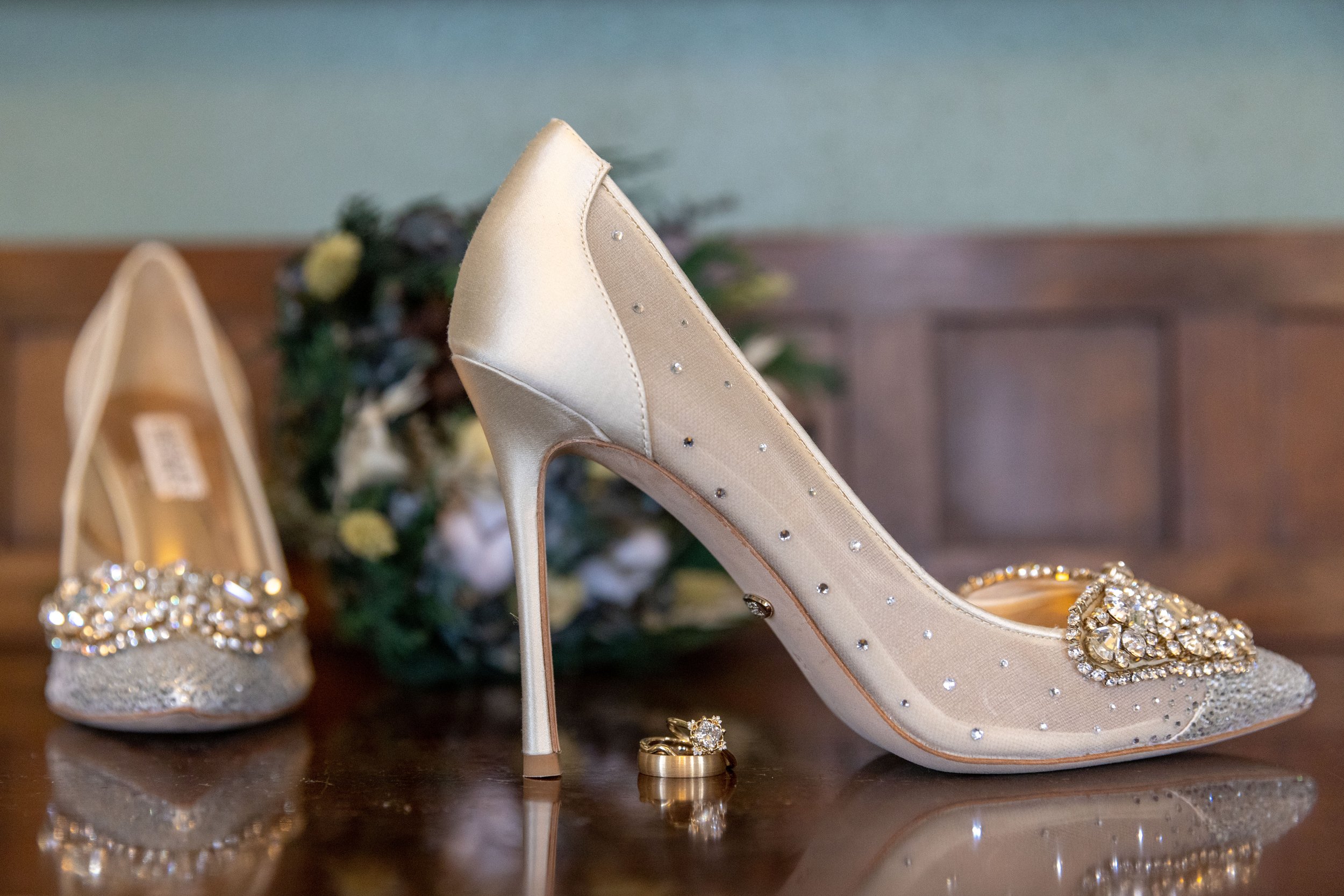 Boettcher Mansion Wedding Details Shoes Berg Berg Photography