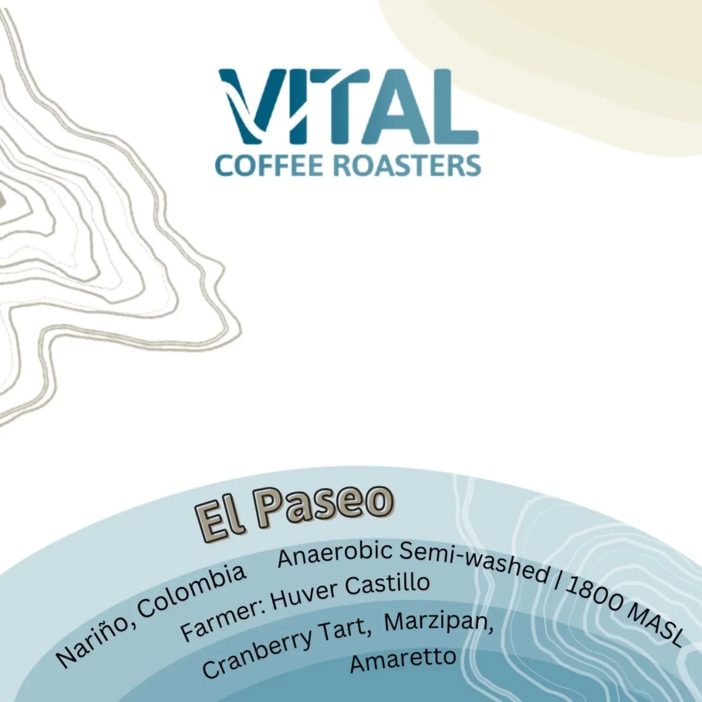 Origin: Colombia
Region: Nari&ntilde;o
Farm: El Paseo
Producer/Farmer: Huver Castillo
Process: Anaerobic Semi-washed
Varietal: Caturra
Elevation: 1800 Masl
Tastes Like: Cranberry tart, Marzipan, Amaretto

About the Farmer:
Huver, a third-generation c