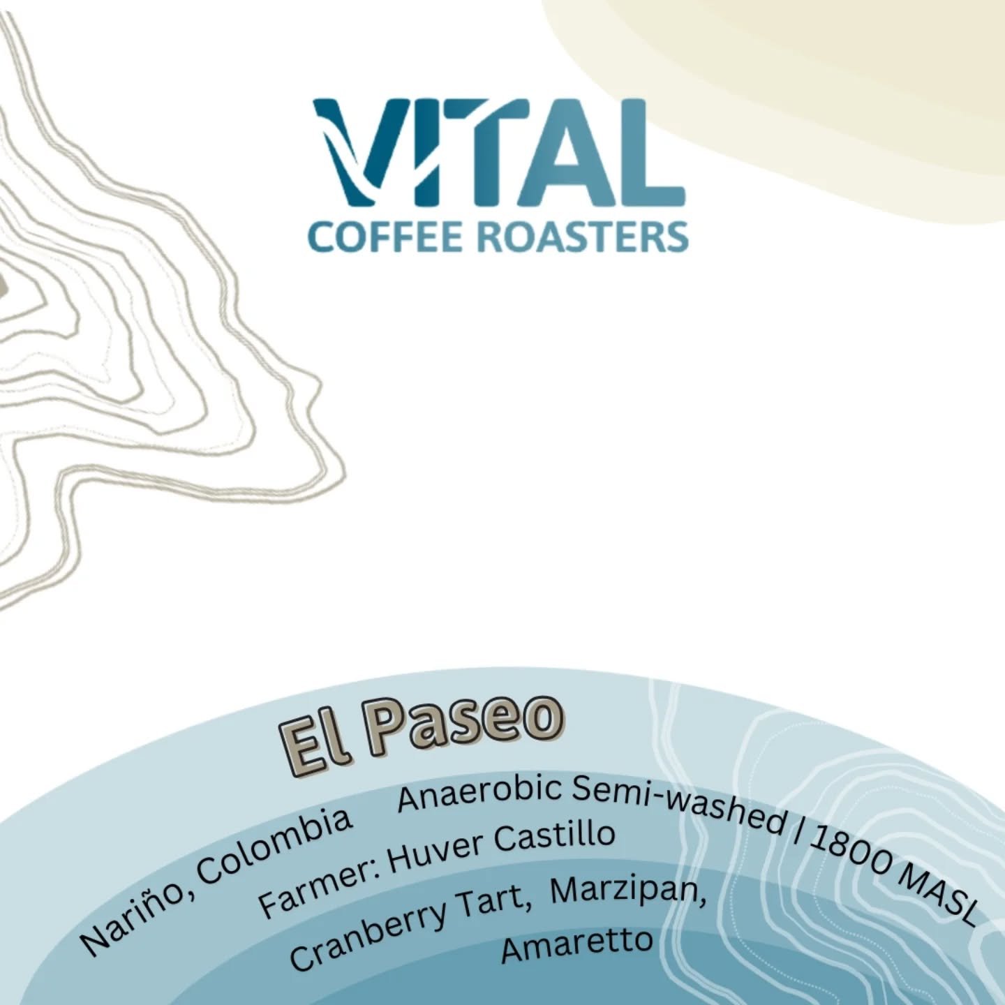 Origin: Colombia
Region: Nari&ntilde;o
Farm: El Paseo
Producer/Farmer: Huver Castillo
Process: Anaerobic Semi-washed
Varietal: Caturra
Elevation: 1800 Masl
Tastes Like: Cranberry tart, Marzipan, Amaretto

About the Farmer:
Huver, a third-generation c