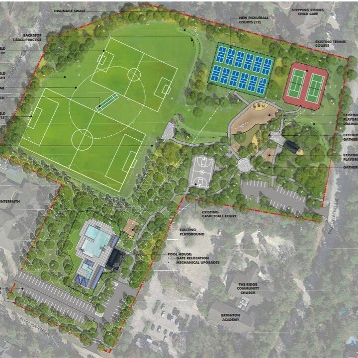 The Falconwing Park Renovation was approved by The Woodlands Township Board on February 23, 2022.  Check out the details here...
https://woodlandstx.new.swagit.com/videos/155076