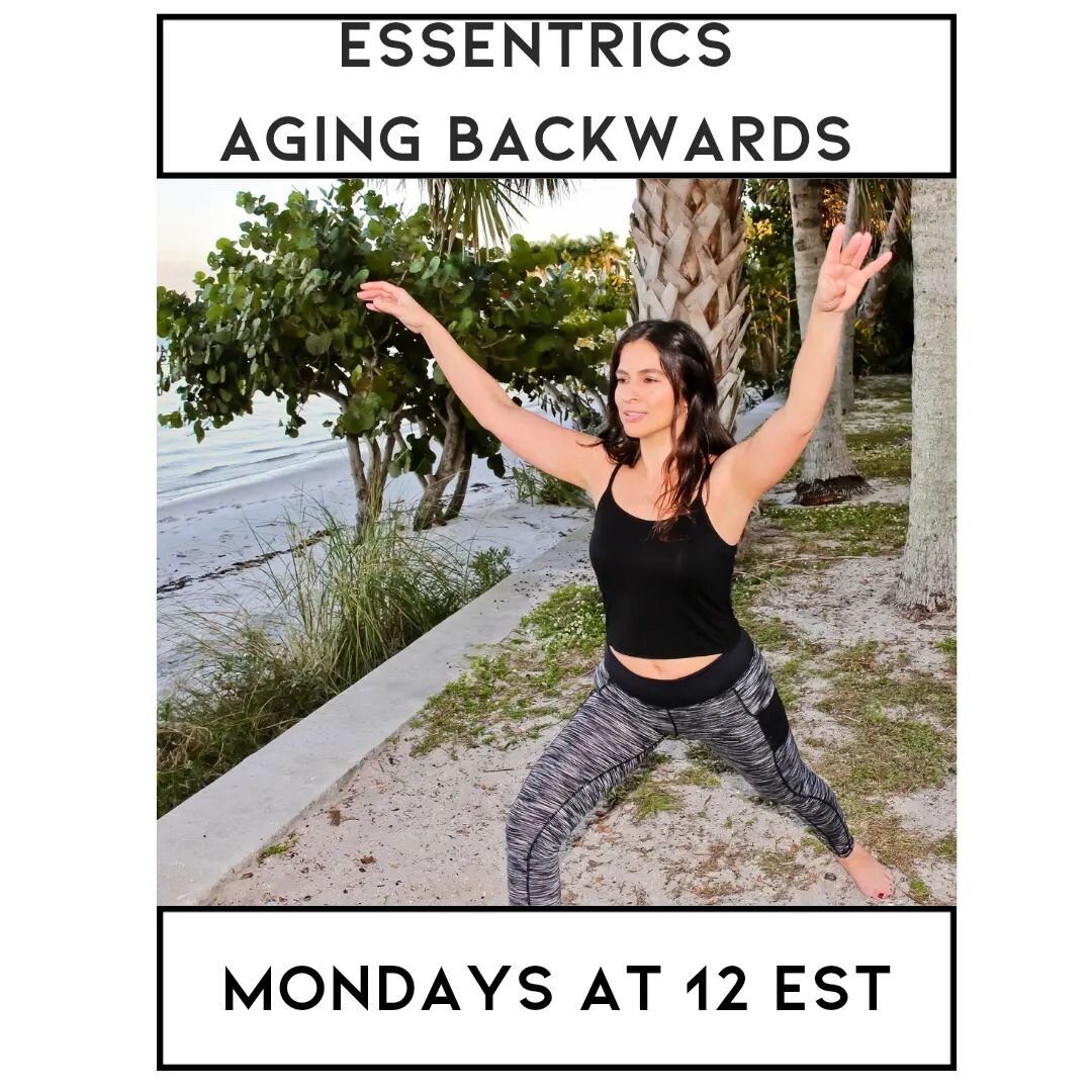 Body feeling locked up or tight? Come join me for an Essentrics Aging Backwards class today at noon est!  Gently reawaken your muscles and lubricate your joints. You won't believe how amazing you feel afterward! Link to sign up in bio.