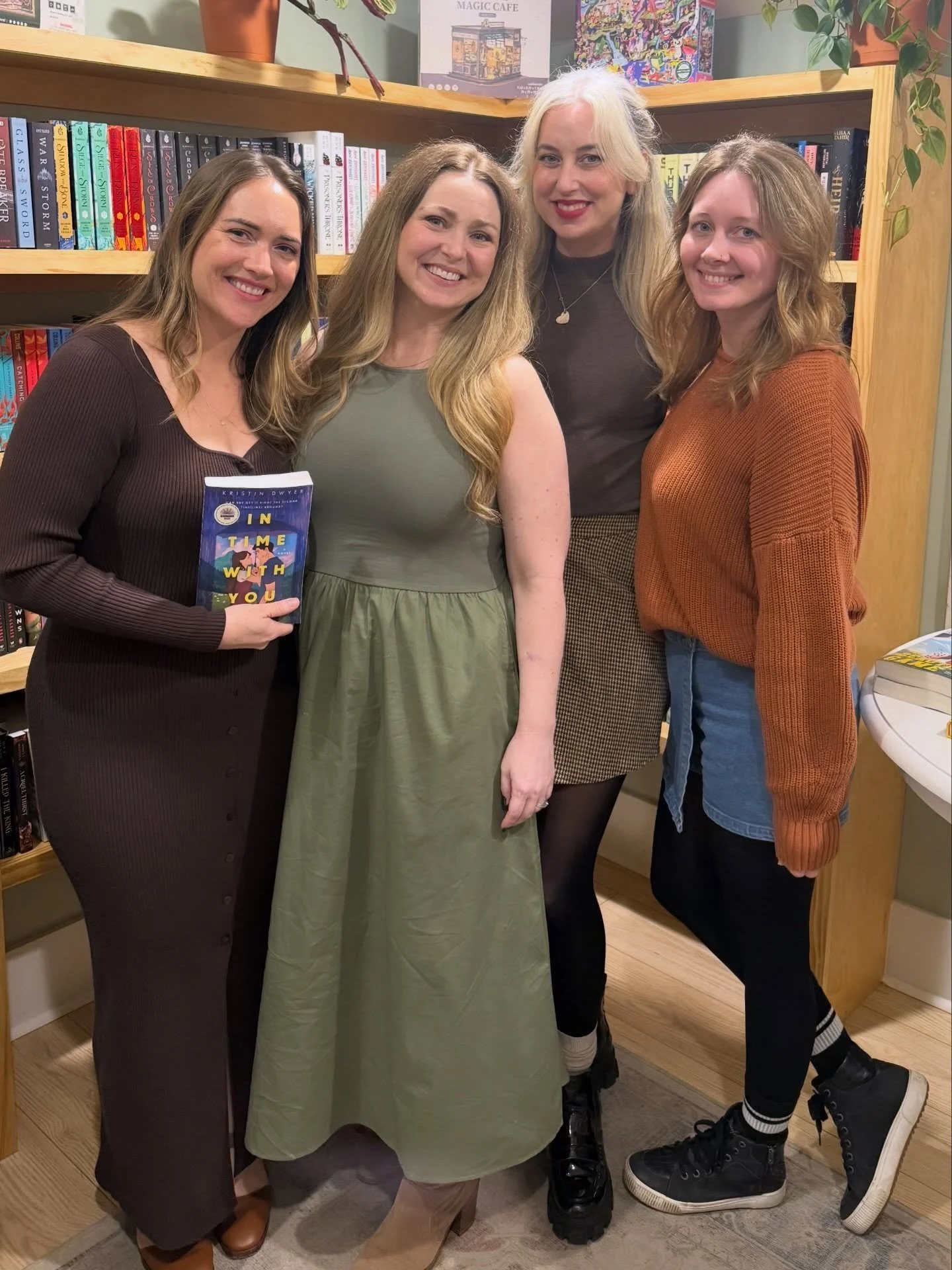 I highly recommend girlhood. Surprising @kristindwyer for the launch of IN TIME WITH YOU - a beautiful, exquisitely written, funny, heartbreaking romance (and @sunnie&rsquo;s March pick!!!) was some of the most fun I&rsquo;ve ever had. Planning and c