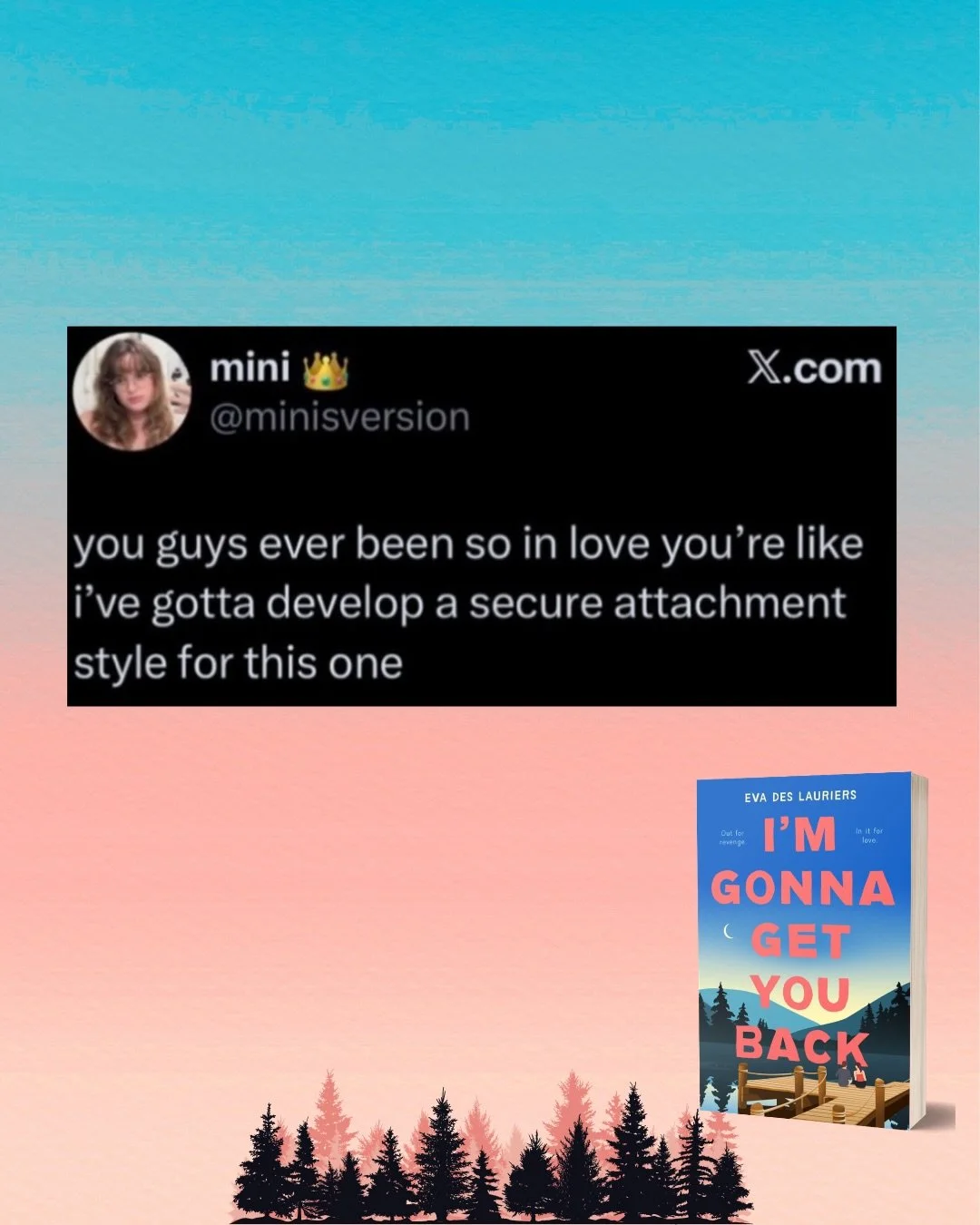 I made up a new game! IM GONNA GET YOU BACK in out -of-context meme form pulled from screenshots I already had in my phone. It was very easy and very lazy and very fun. 

Don&rsquo;t forget to fill out by preorder form!!! 

#romancebooks #yabooks