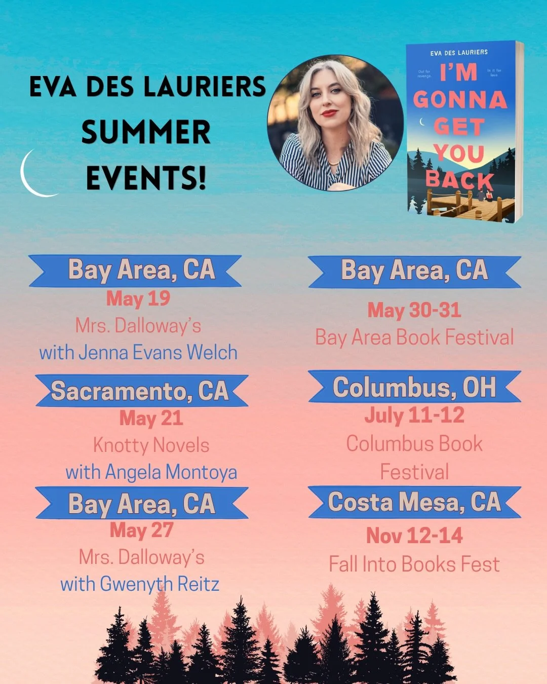 Come hang out with me this summer! Save this for reference later if you&rsquo;re planning to come to one of these events. I&rsquo;d love to see you there and sign your books!!!

Will I see you at one of these events?? 

books for young adult readers 