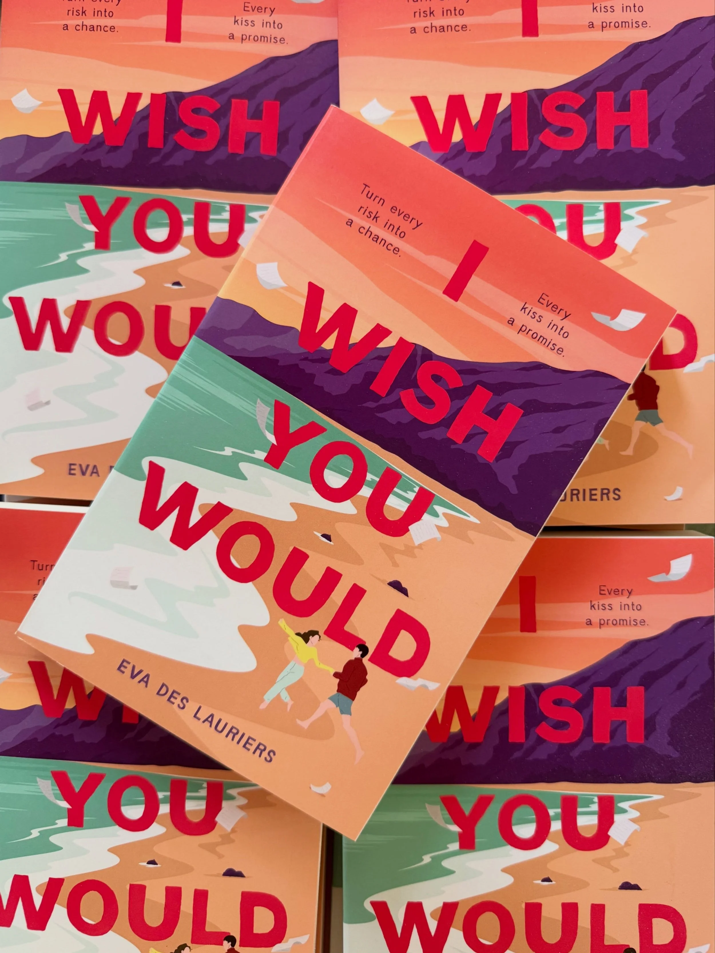A little commotion for the I WISH YOU WOULD paperback!!! It came out the same day as IGGYB and like a true elder sibling, has let the new book shine. But it deserves its moment!! 

This new cover by @abby.granata is gorgeous and the story within it j