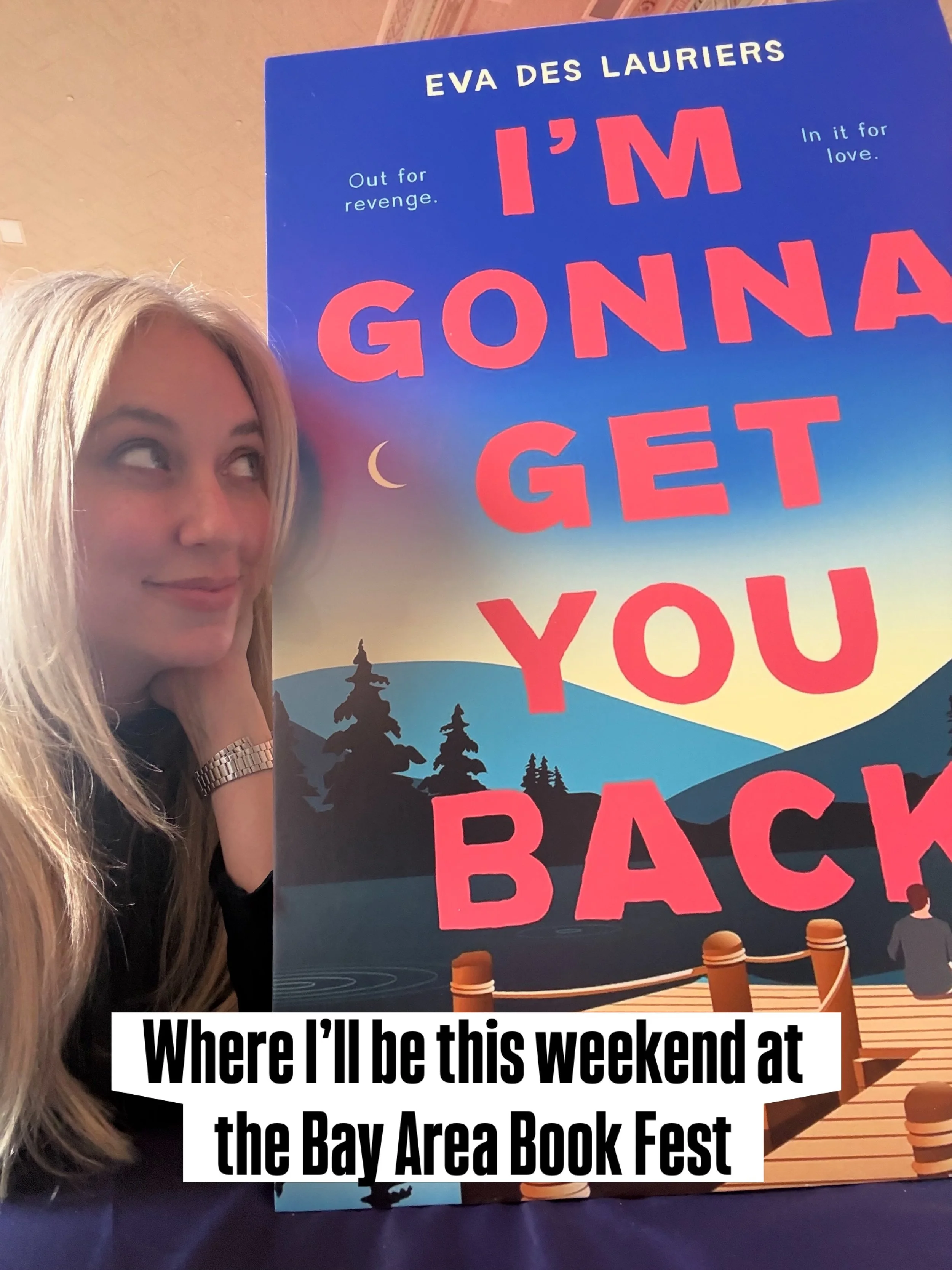 💖 THIS SUNDAY MAY 31 at 11AM 💖 I can&rsquo;t wait to talk all things YA romance with @delaliwrites @novelsshewrote and @boutiquebookretreats and meet readers!! Come hang out with us this weekend! @baybookfest is rich with activities, lively discuss