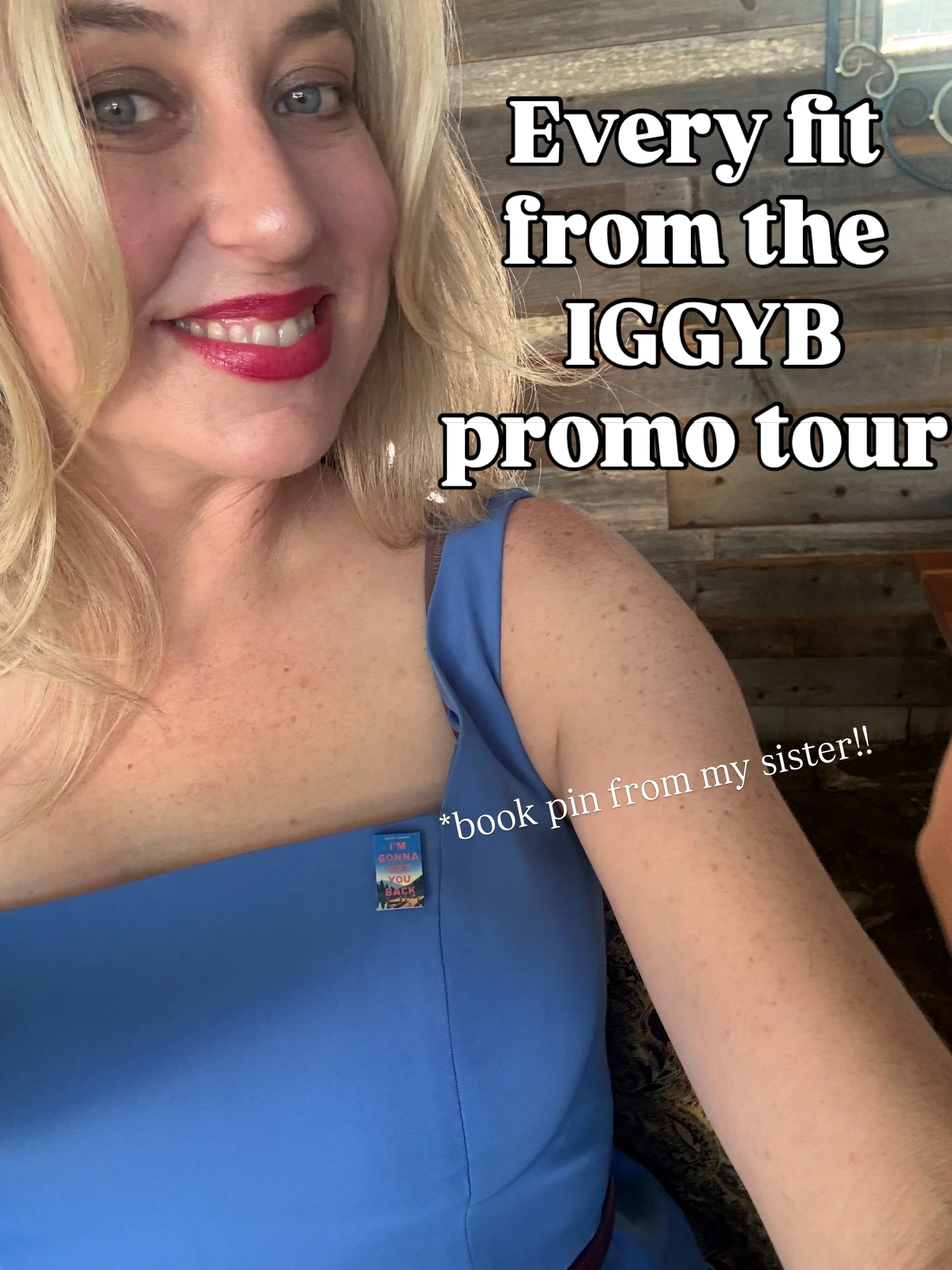 I wear leggings and workout clothes 90% of the time so thinking through and putting together actual outfits for my IGGYB events was such a delight!! My style has evolved and changed as I&rsquo;ve gotten older and I really wanted to choose outfits tha