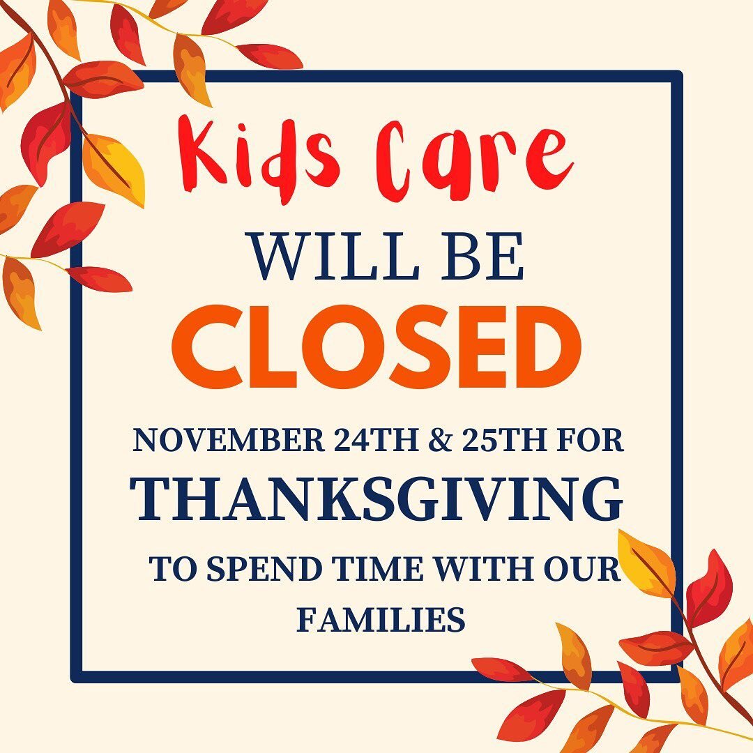 This year we will be closed Nov 24th and 25th to spend time with our little turkies. 
We hope this Thanksgiving brings you reasons to be grateful, as we are so grateful for YOU!
- Tom Nicolla, Kim Fahey and Kids Care Staff
#lathamny #grateful #pediat