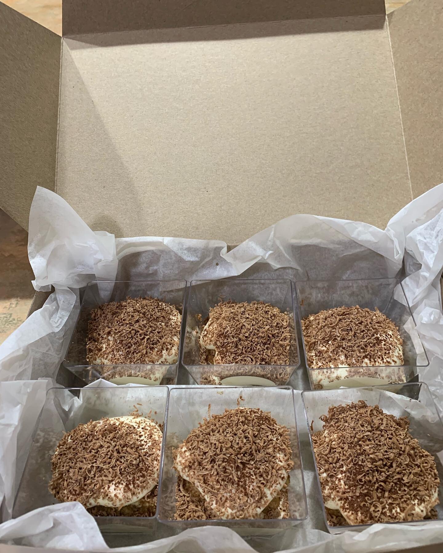 6 pack of mini Tiramisu &gt; 6 pack of beer ALL DAY/NIGHT LONG lol&hellip;Feel free to place an order for this week...Curbside pickups are Friday - Sunday 11am-7pm (If you need it between Mon-Thurs DM me and I&rsquo;ll accommodate you as best I can).