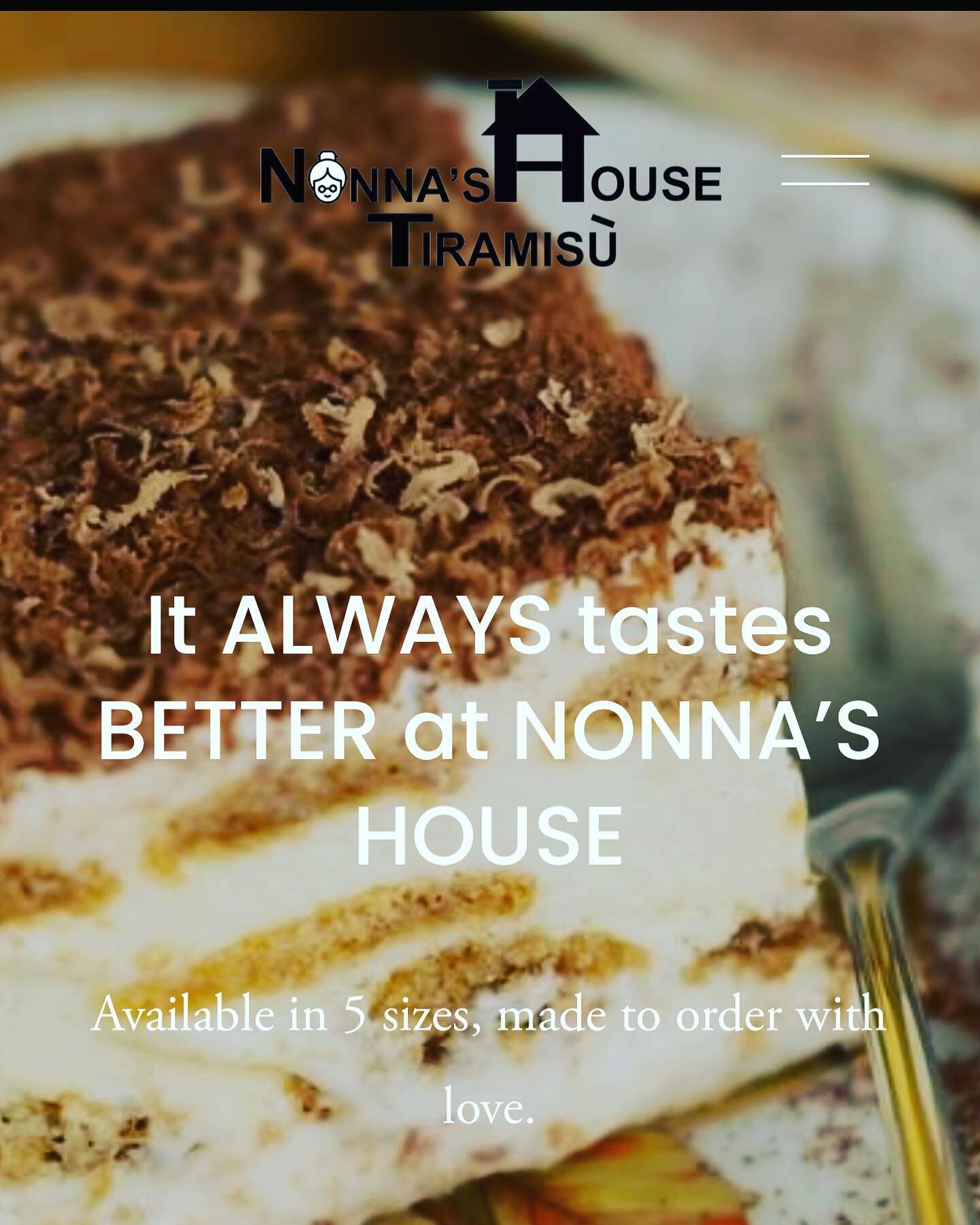 Website is up n running !!! Thanks @designrooster wouldn&rsquo;t be here without you 🙌🏽🙌🏽🙌🏽 To my family (esp Nonna lol) thanks for your help, guidance and most importantly LOVE&hellip;check out nonnashousetiramisu.com *you can pay online OR ca