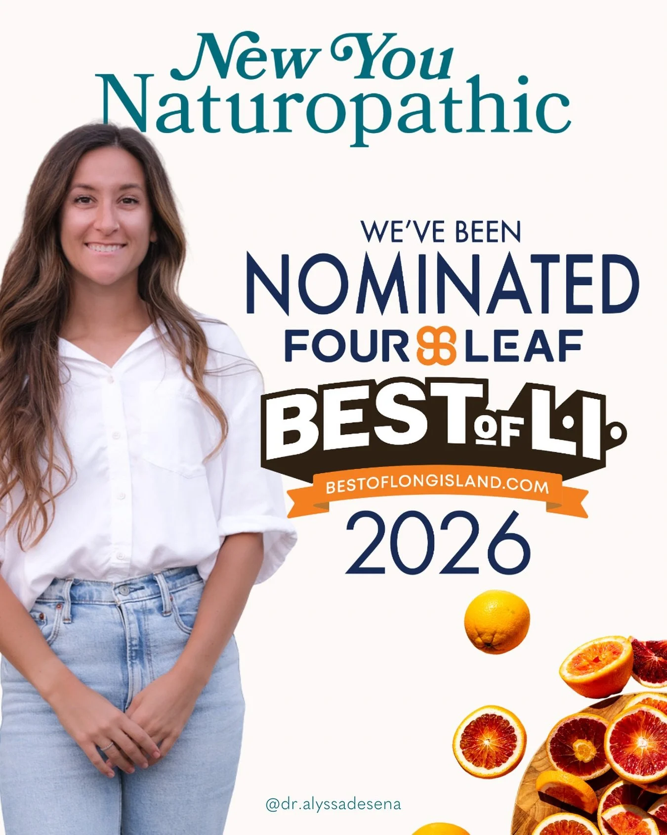 I&rsquo;m so excited to announce that I&rsquo;ve been nominated for the second year in a row for the Best of Long Island 😍

I am nominated in Alternative Medicine AND Holistic Wellness 🤗

Thank you to all who support me and my business, I wouldn&rs