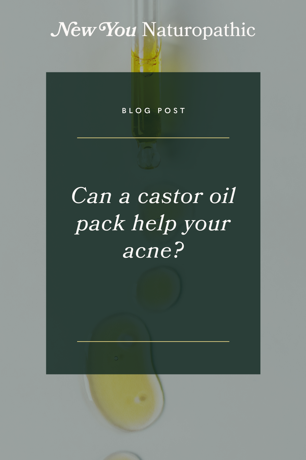 Picture of Can a Castor Oil Pack Help Your Acne? — Dr. Alyssa DeSena, ND
