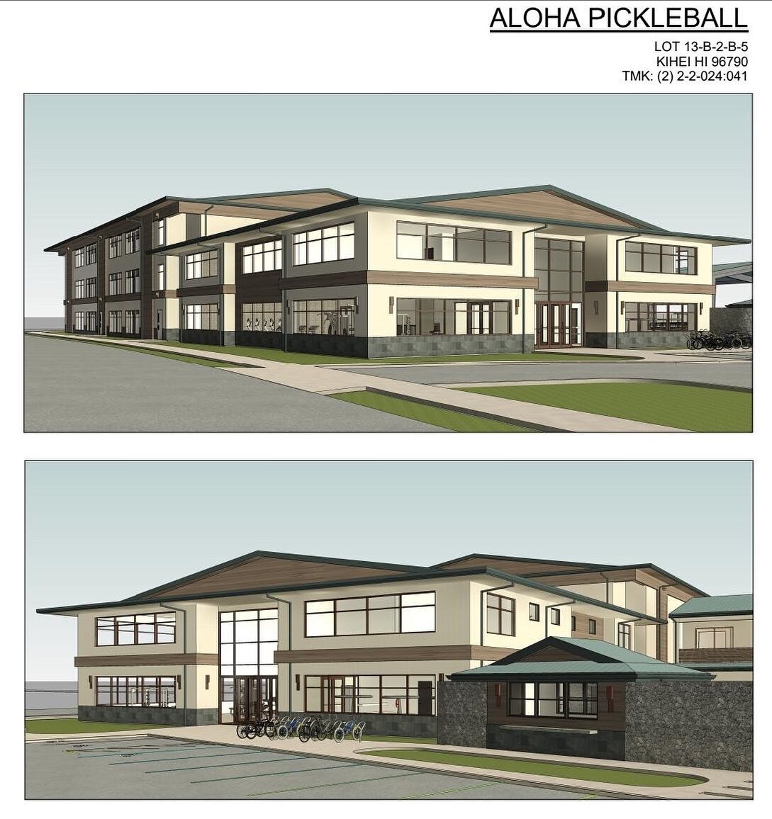 We are excited to be apart of this project with Aloha Pickleball! Coming soon to Kihei with professional tournaments and clinics with fun for all ages 🤙

#MAG #mauiarchitecturalgrouo #pickleball #mauipickleball #rendering #architect #architrcture #c