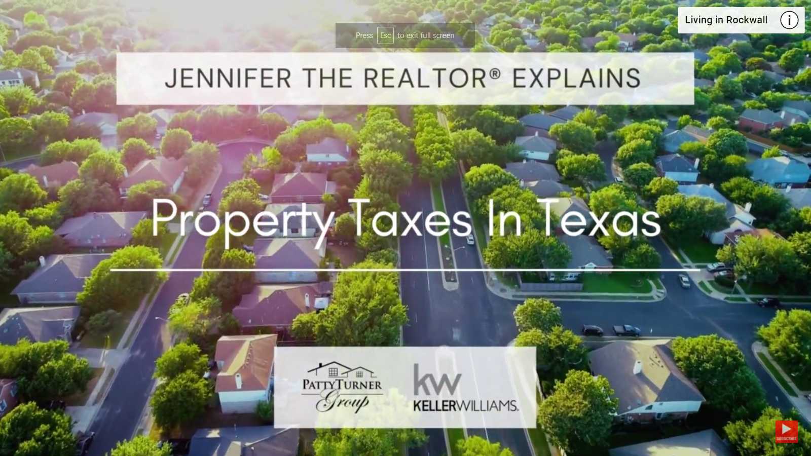 PROPERTY TAXES IN TEXAS