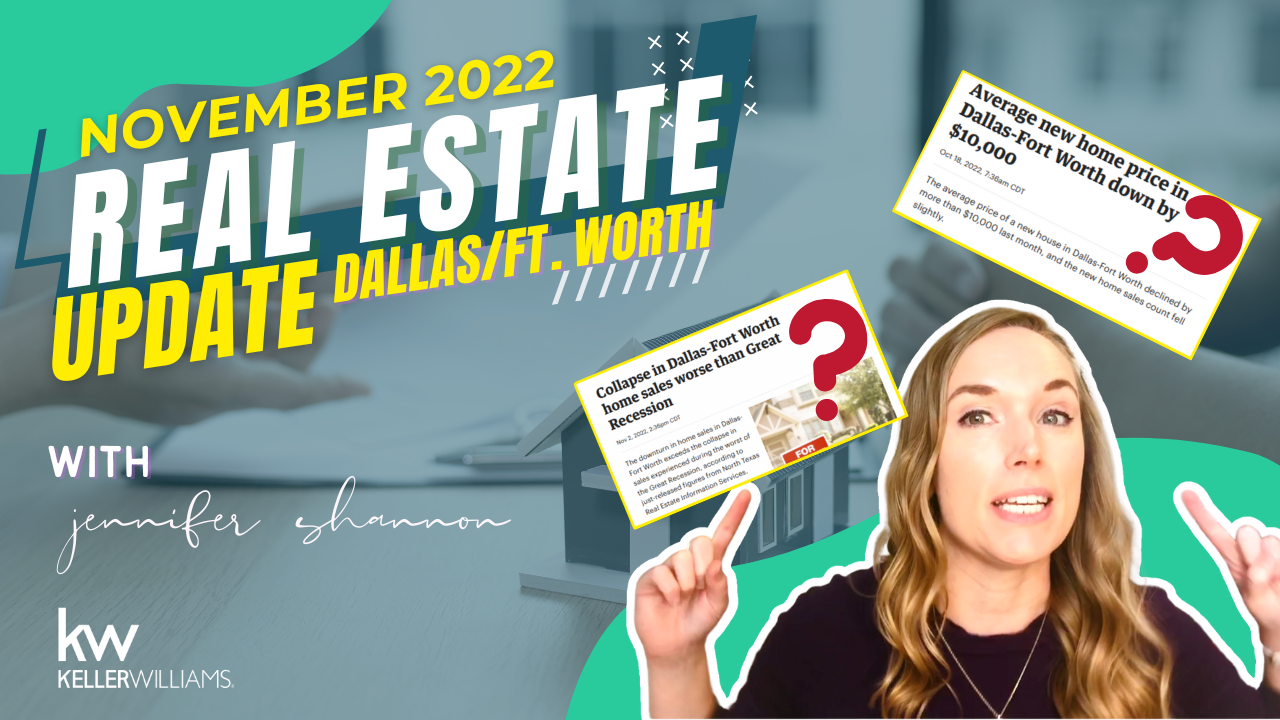 Dallas Housing Market Update November 2022