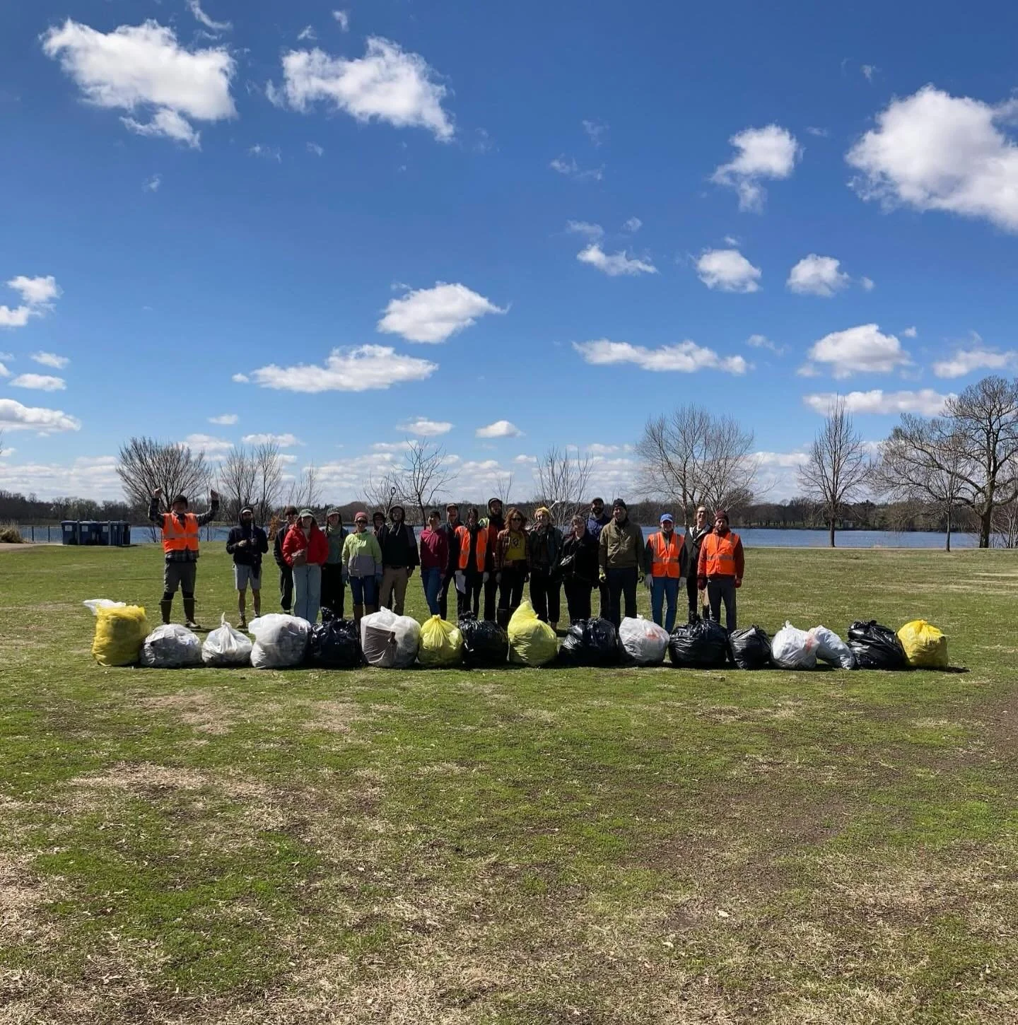 Thanks to all who came to the Earth Day event at Lake Hiawatha this year! We had close to 125 folks show up throughout the day and managed to clean up about 340lbs of trash! Big thanks to @bakerswifempls @northerncoffeeworks and @minneapolisparks for