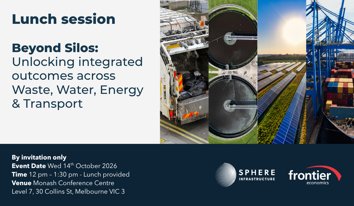 Beyond Silos: Unlocking integrated outcomes across Waste, Water, Roundtable discussion - Sphere Infrastructure