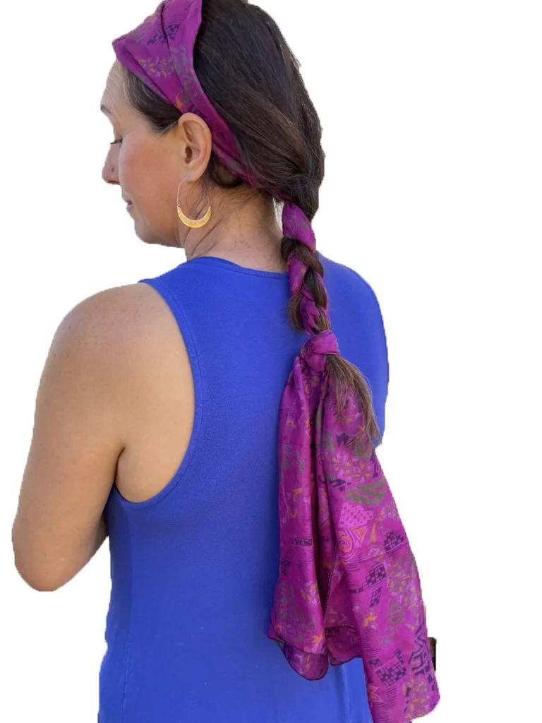 SILK HAIR SCARF