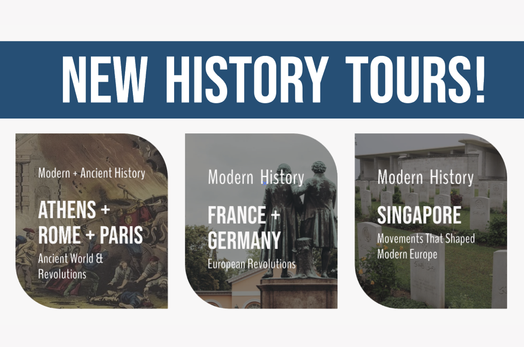 NEW -  History Tour Itineraries!