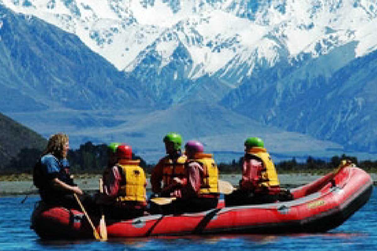 White Water rafting student skill building experiential learning outdoor activities team building