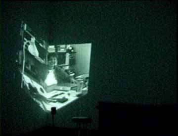  Detail of Moving Projection, Three Channel Video Installation  Landesmusuem Joanneum, Graz, Austria, 2000 