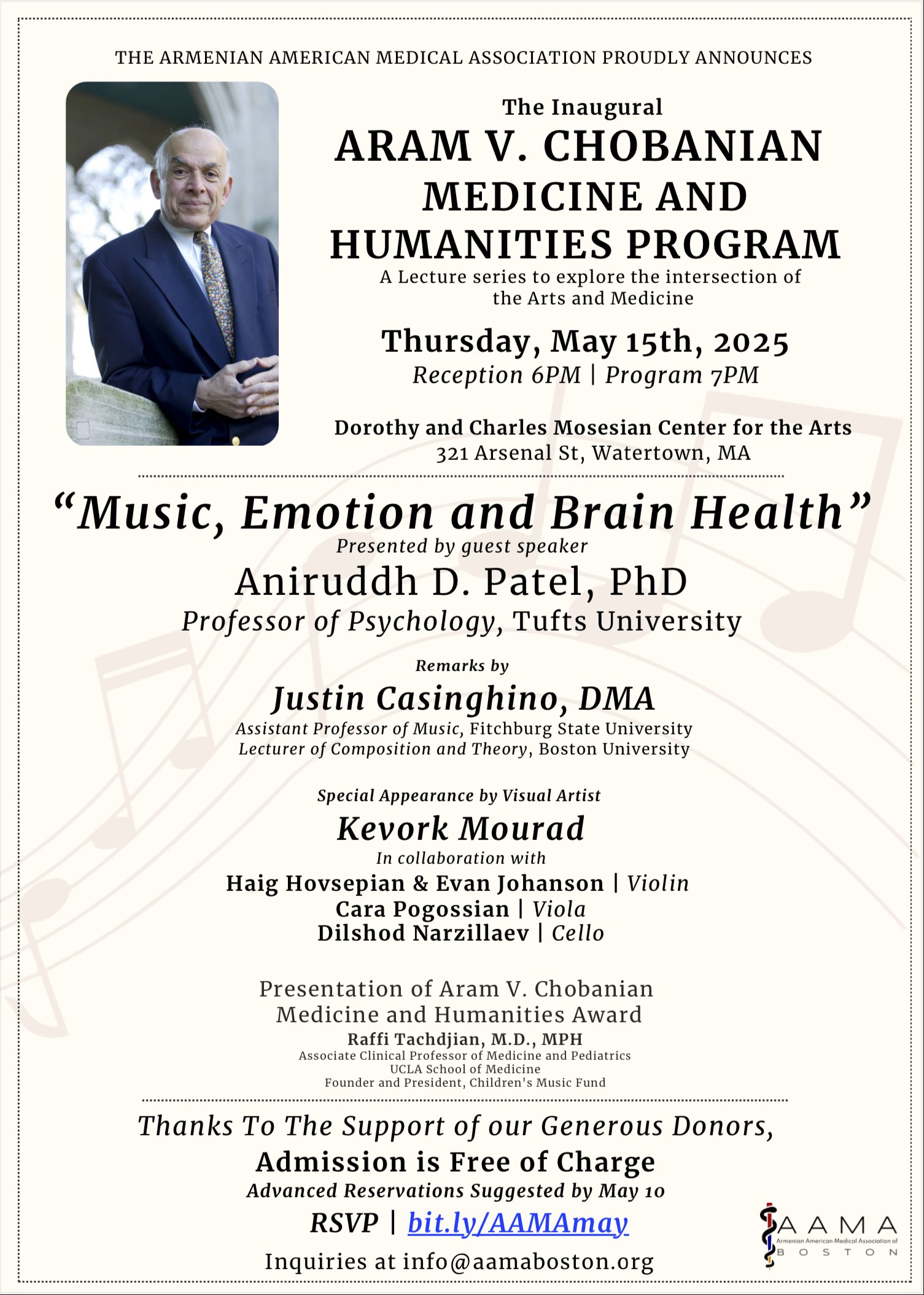 Armenian-American Medical Association presents: Music and Medicine