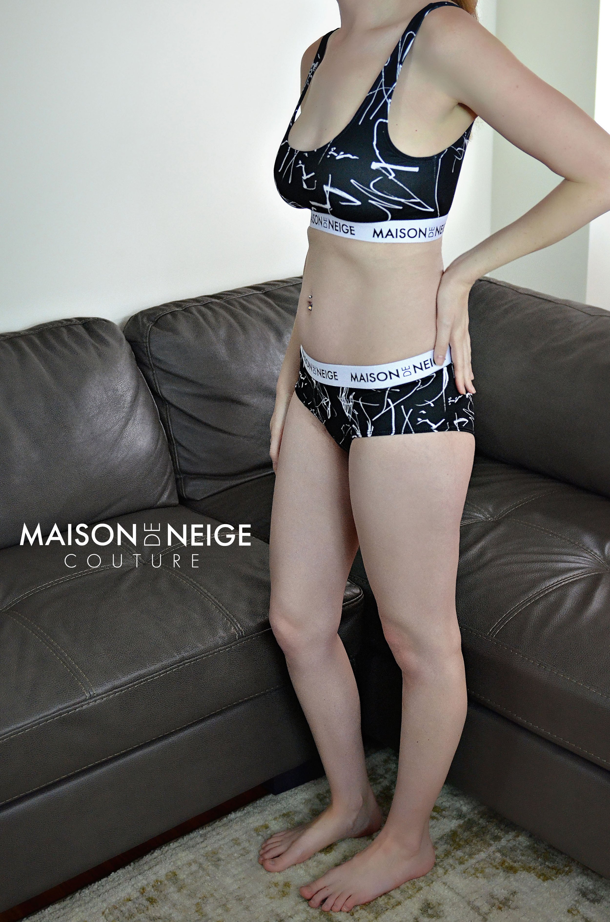 Genderized Sissy Bralette & Cheeky Panty — Maison De Neige