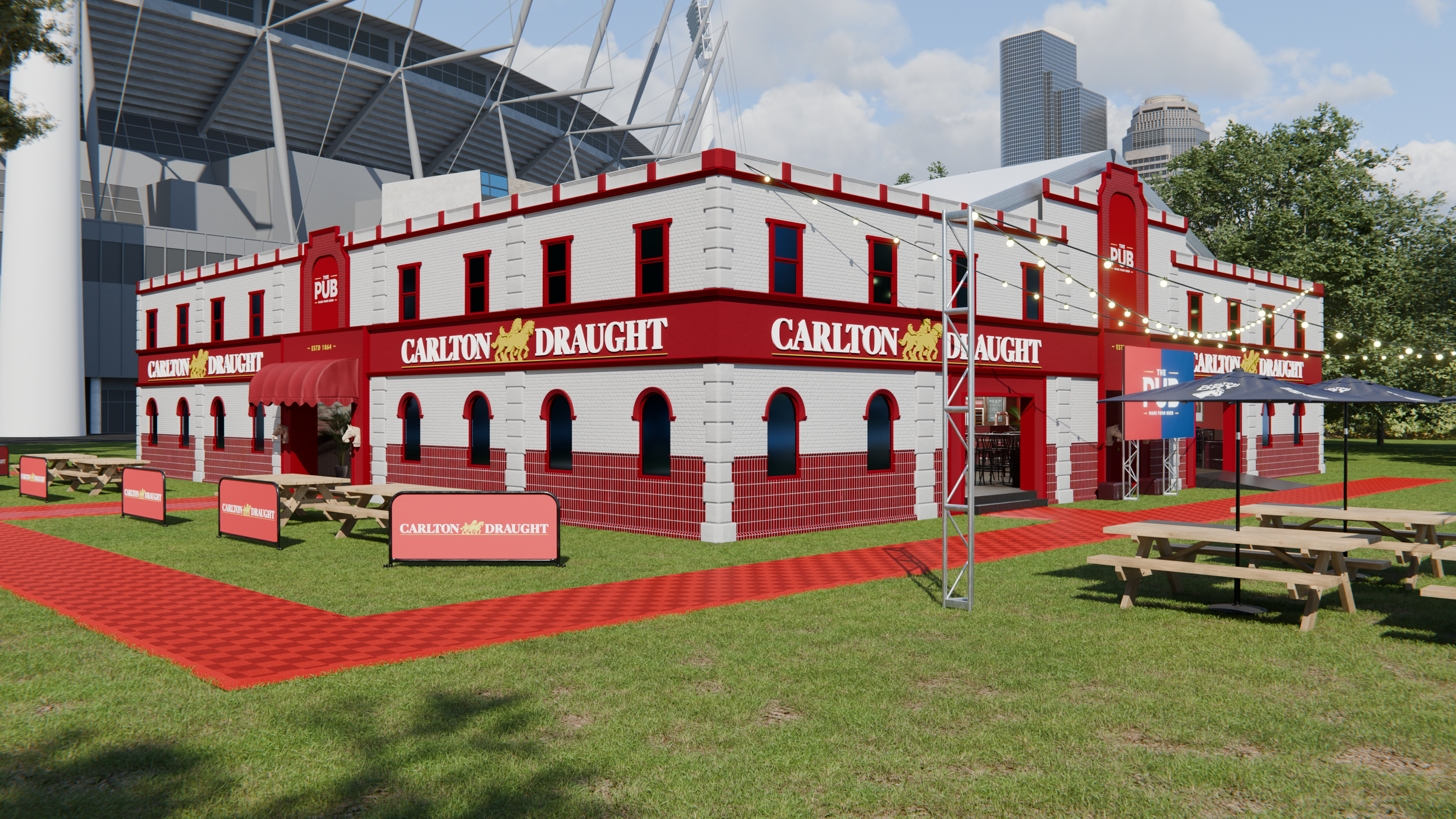Carlton Pop-Up | AFL Grand Final