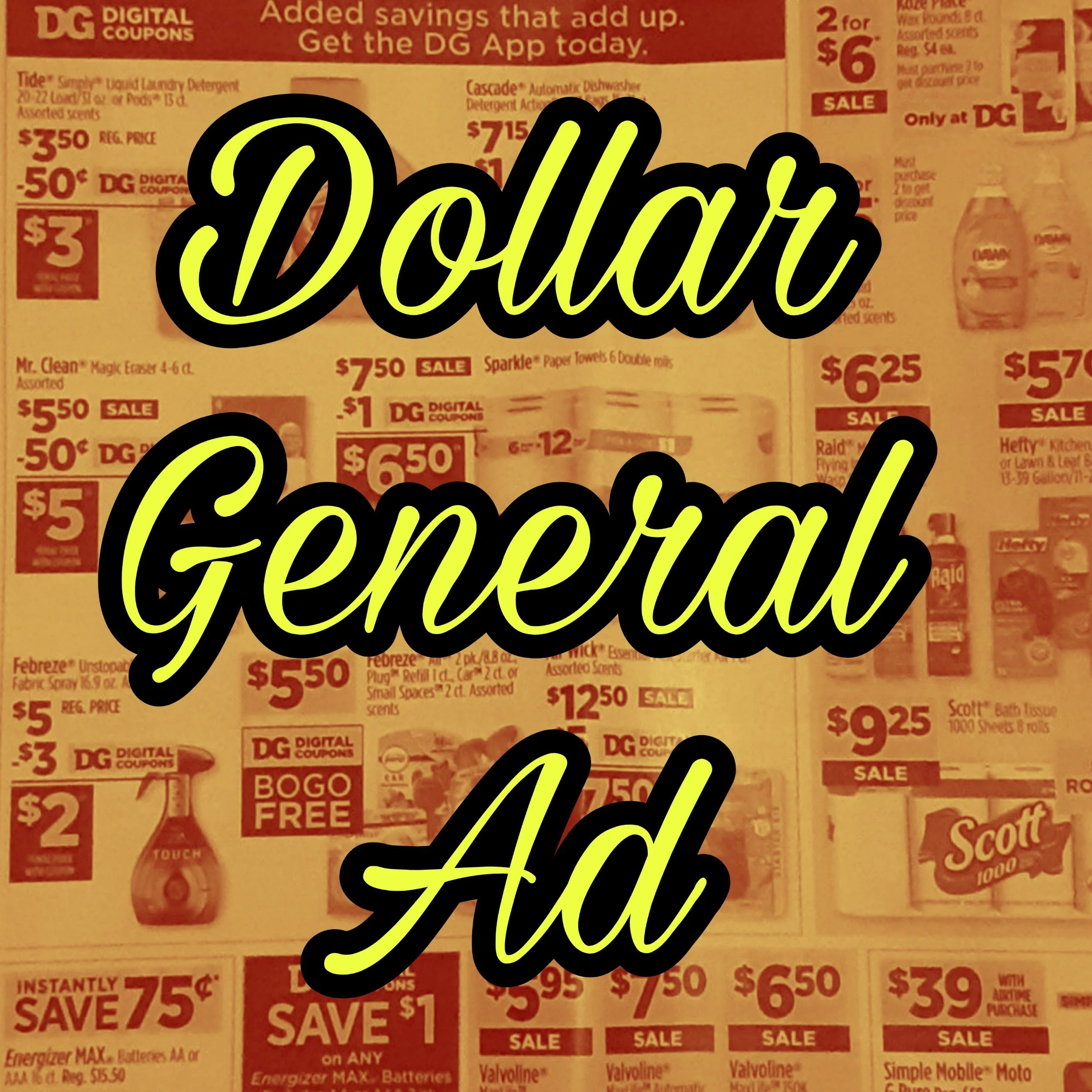 Dollar General Sale Flyer