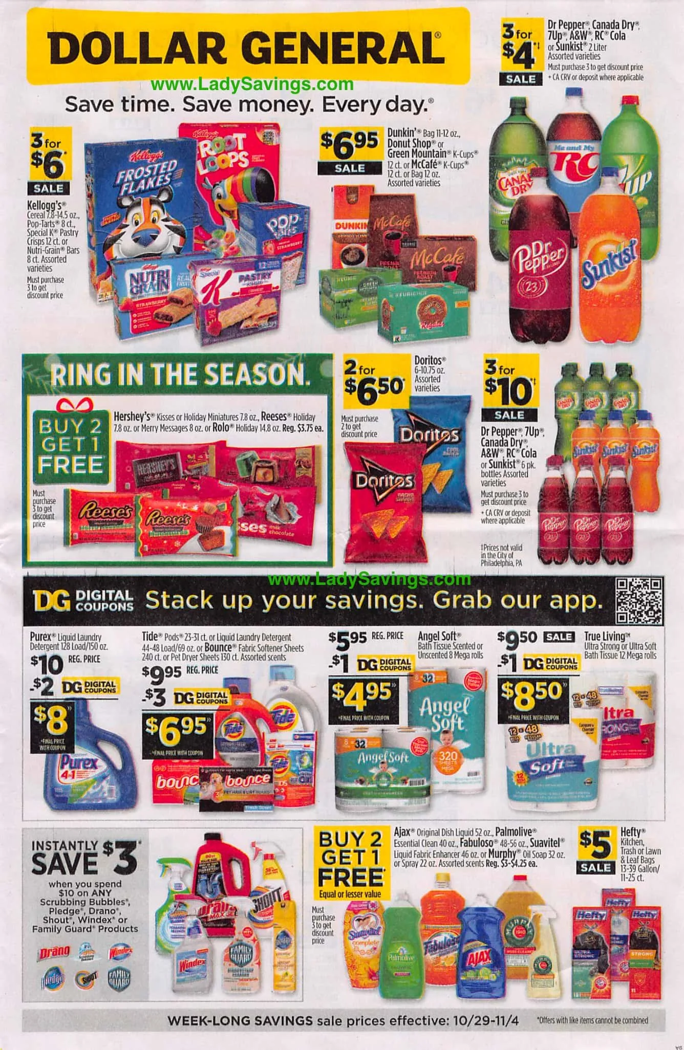 Dollar General Sale Ad Roll Out Savings