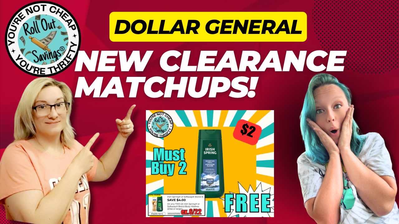 New Clearance Coupon Matchups for Dollar General