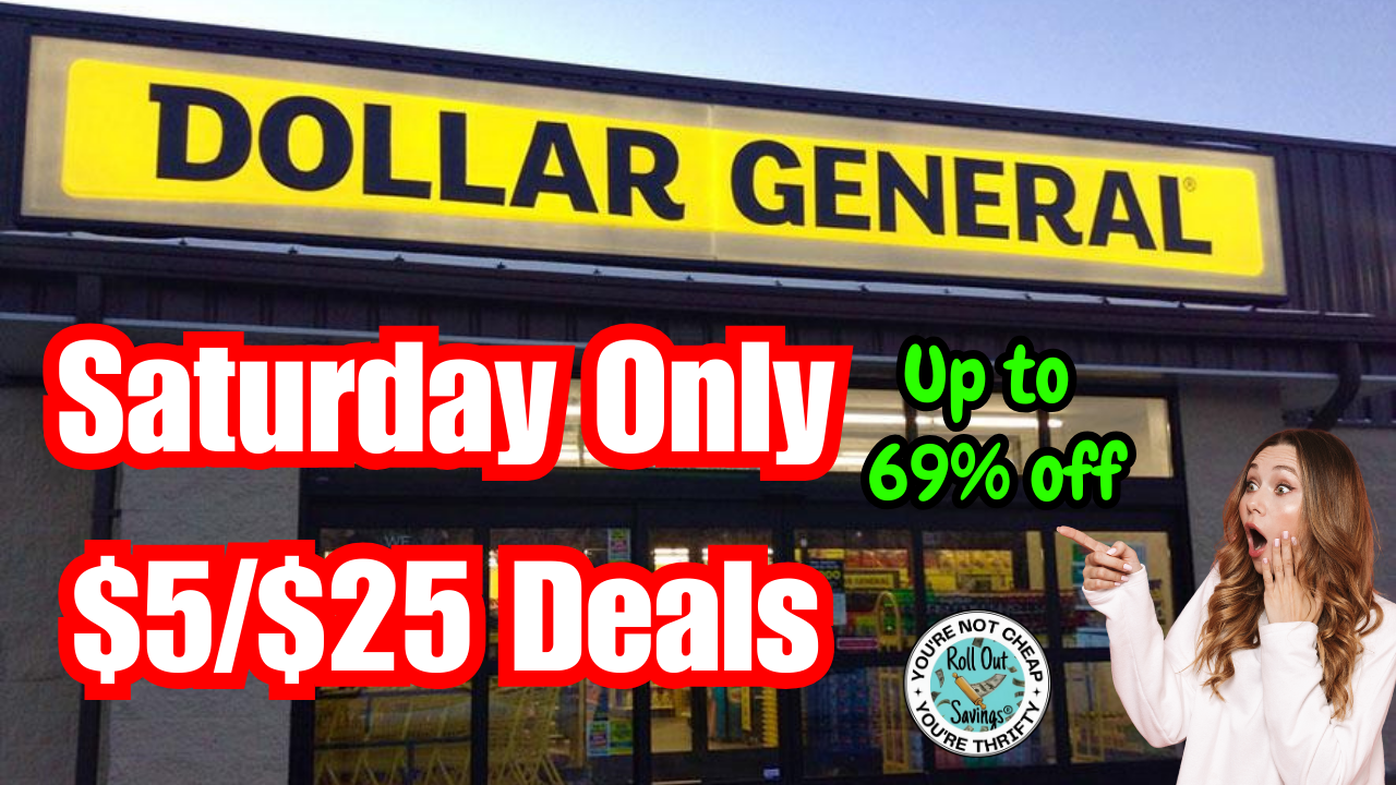 Saturday Only DG $5/$25 Deals: January 3rd 2026