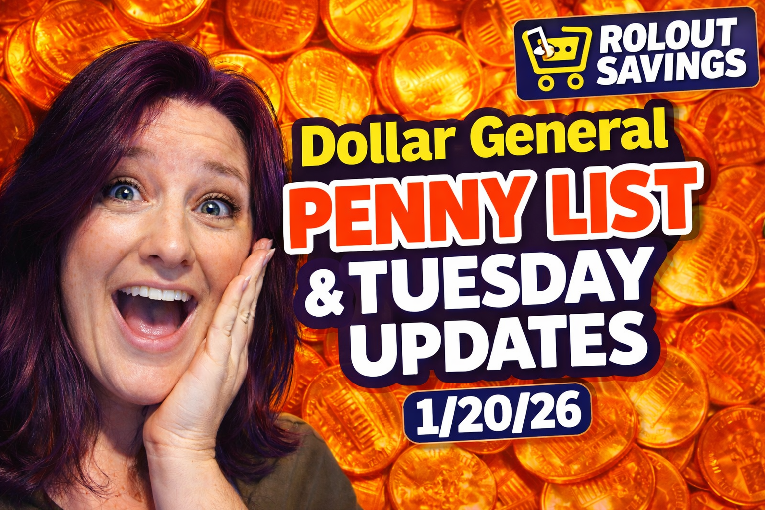 Dollar General Penny List &amp; Tuesday Updates: January 20, 2026