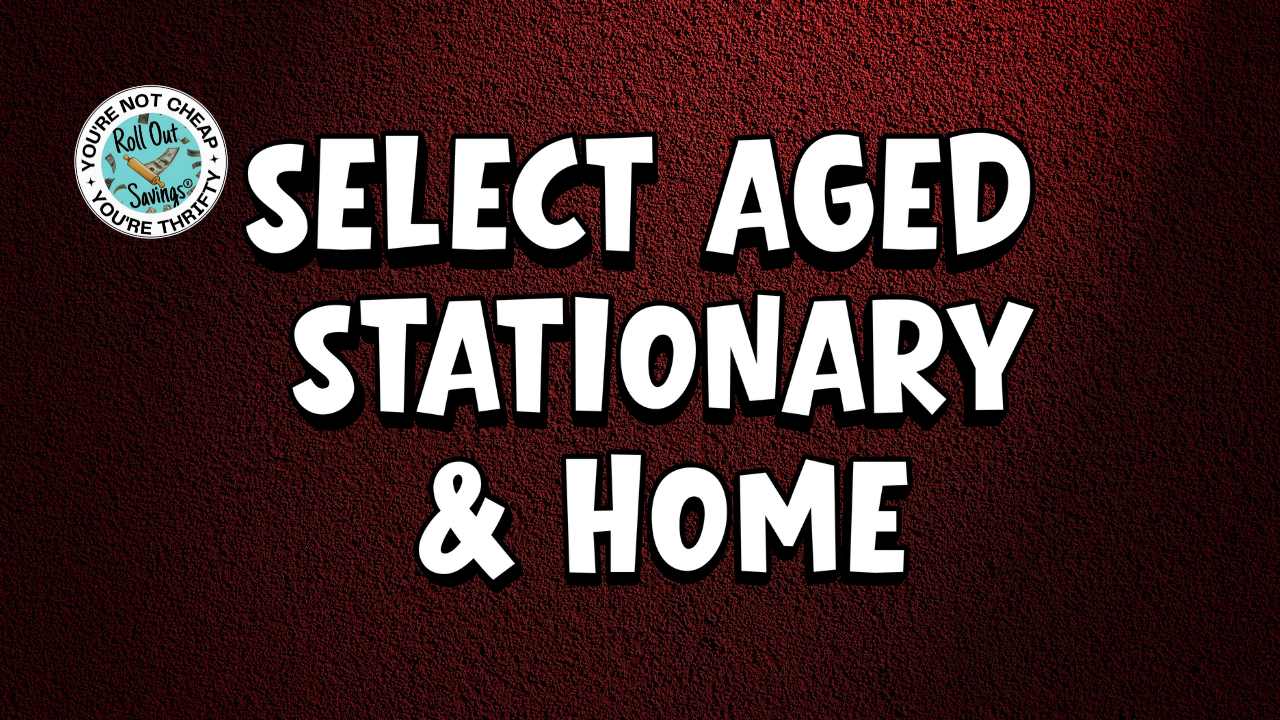 Select Stationary and Home Items 