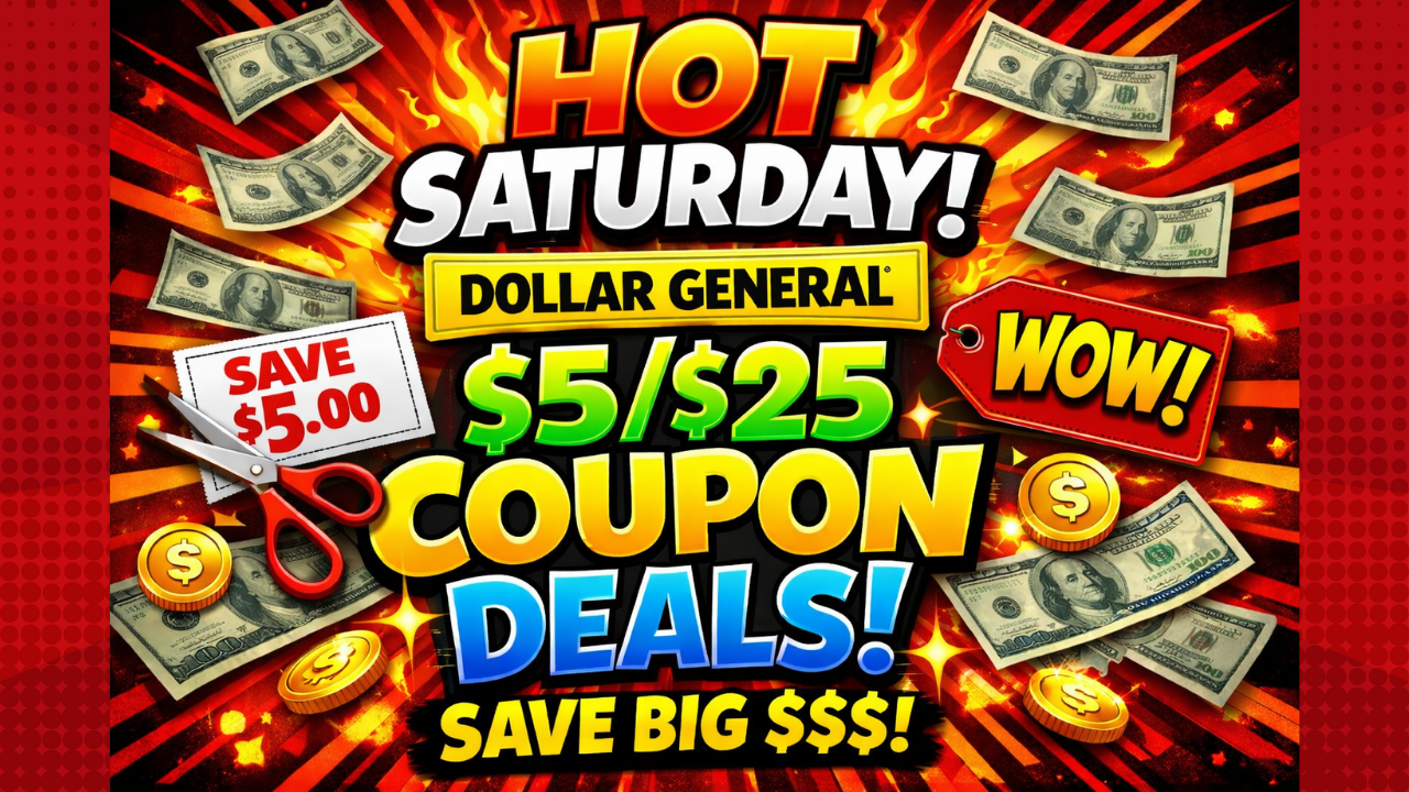Saturday Dollar General Couponing (4/4/26)