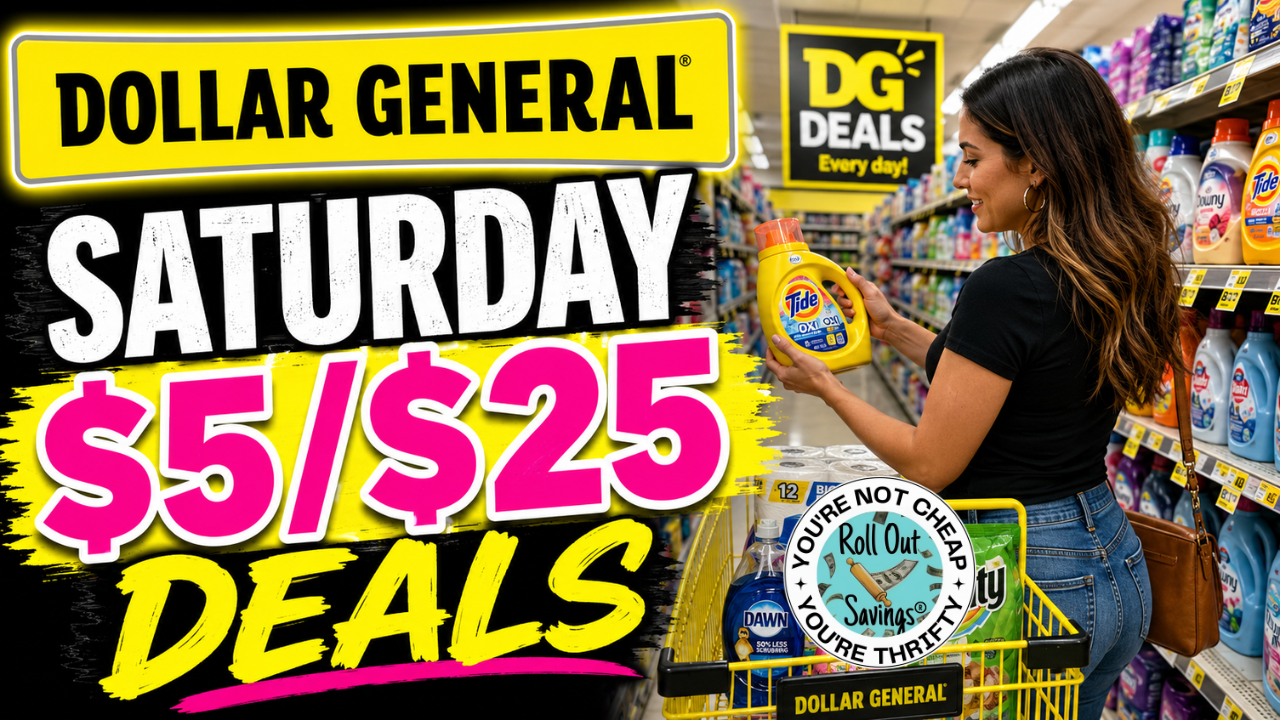Saturday $5/$25 Deals for DG
