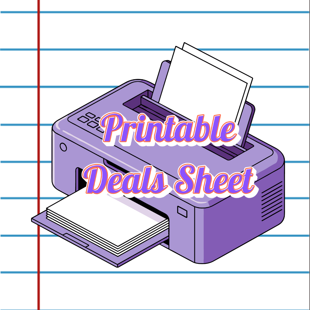 Printable Dollar General Deals Sheet 
